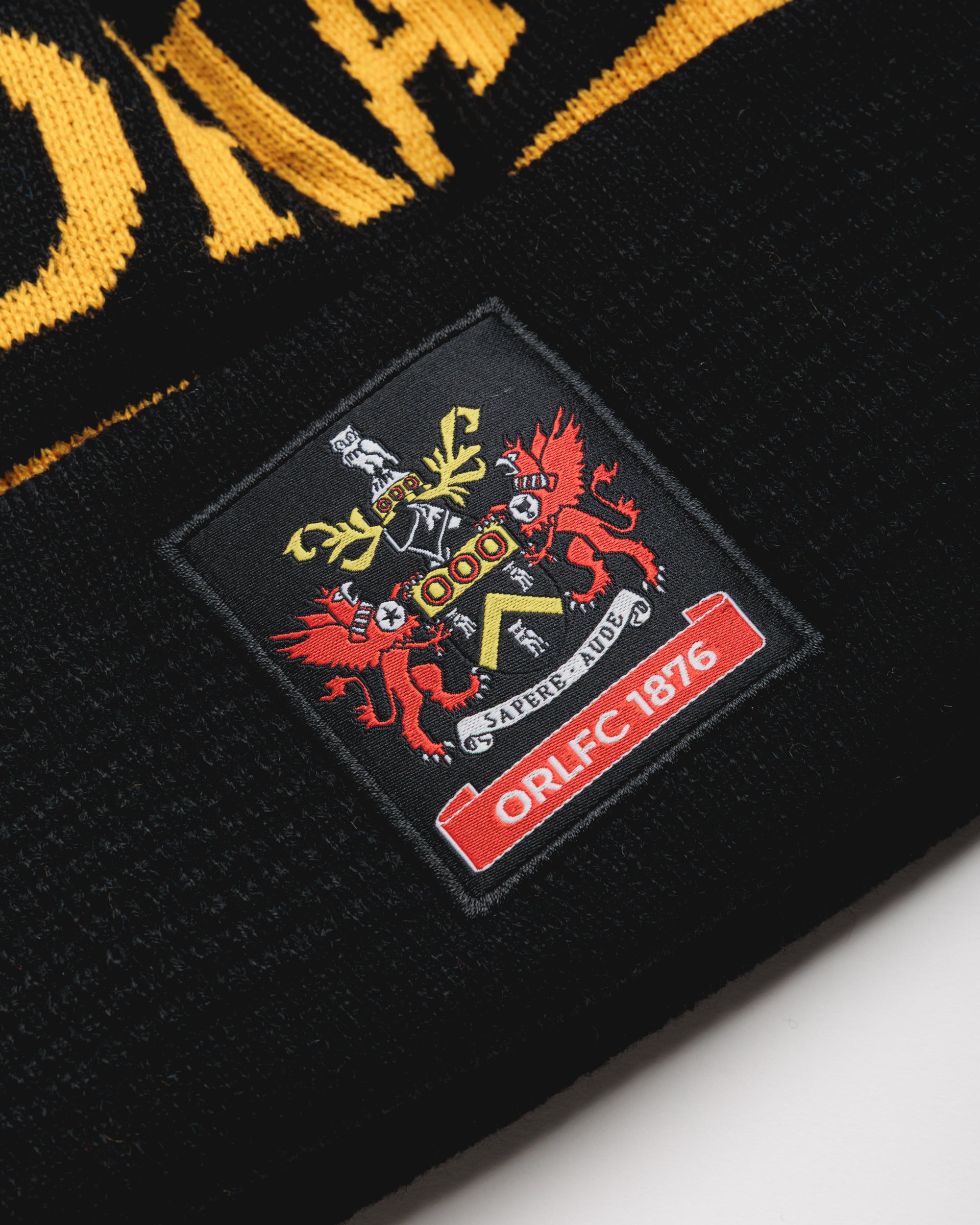 Oldham RLFC 2026 Bobble Hat Black/Amber