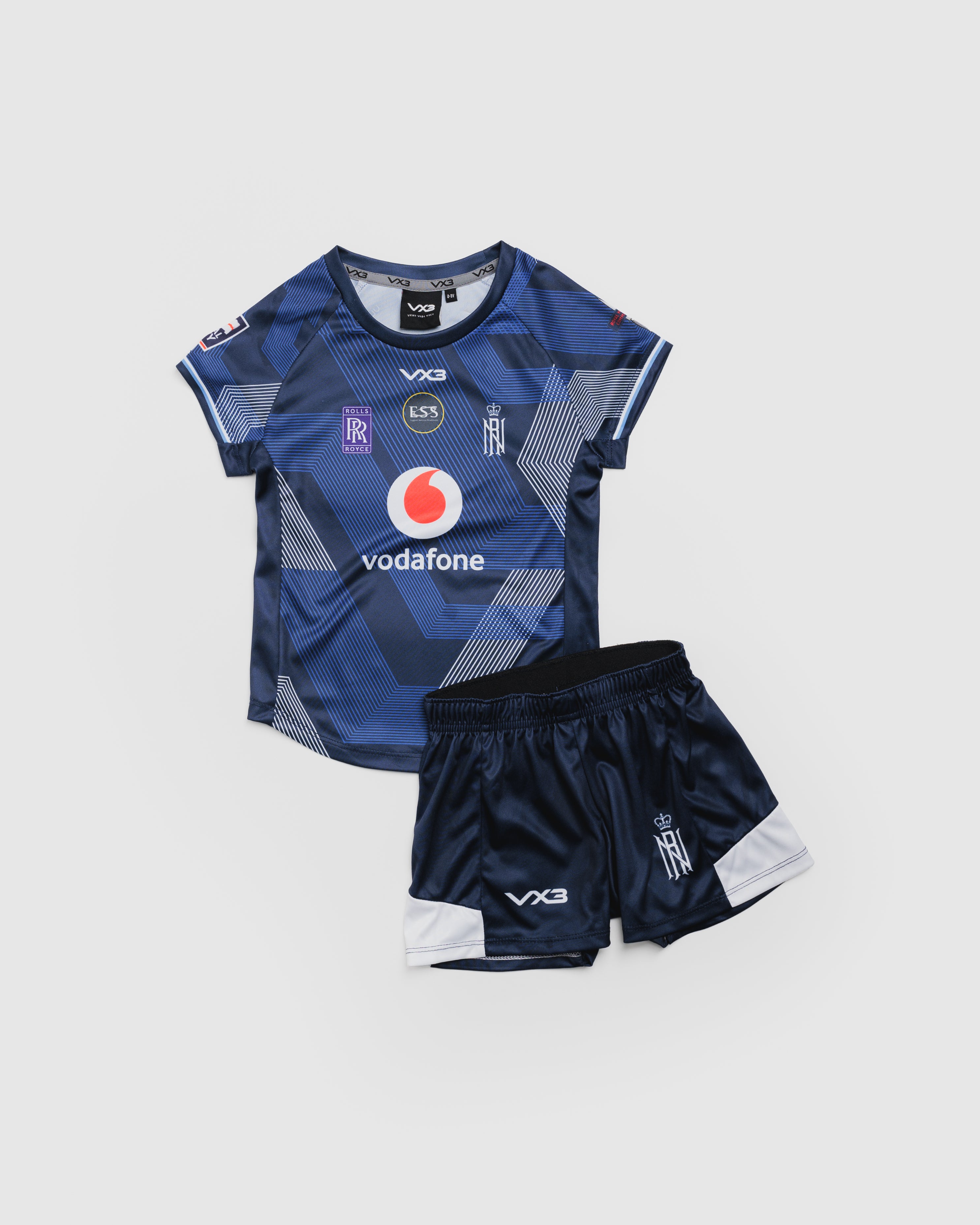 Royal Navy Rugby Union 26-27 Replica Home Playing Kit INFANT