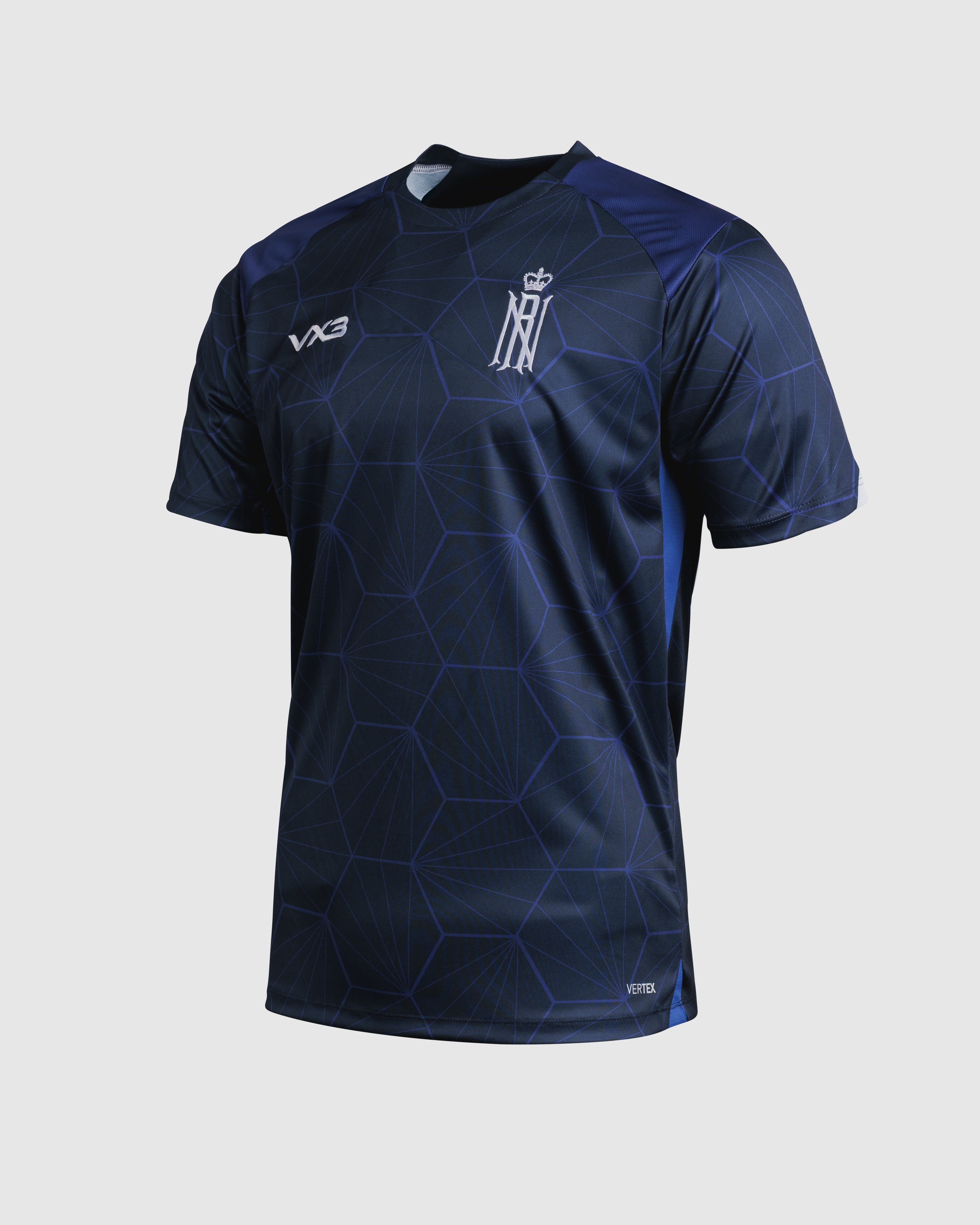 Royal Navy Rugby Union 26-27 Vertex Training Tee YOUTH Navy