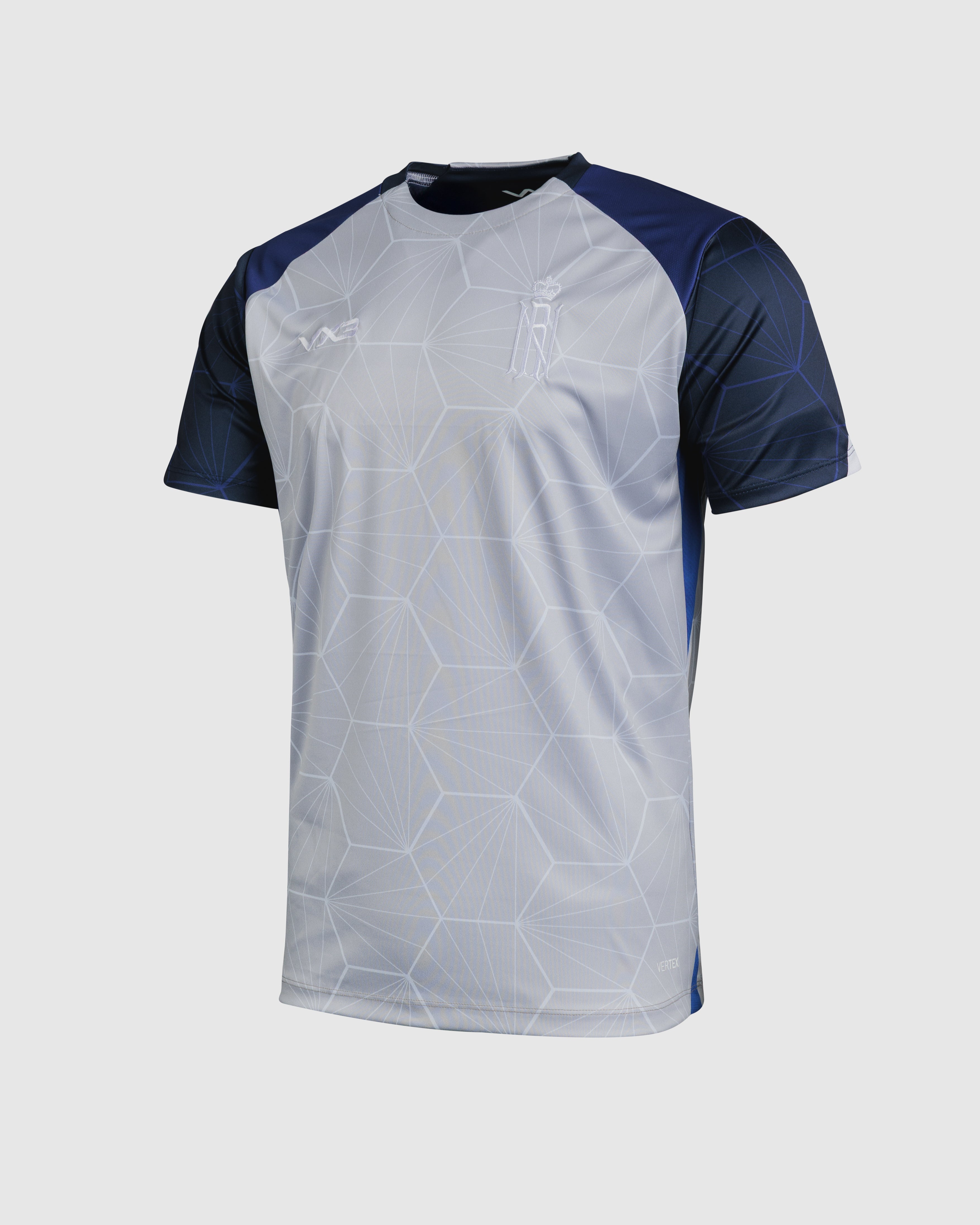 Royal Navy Rugby Union 26-27 Vertex Training Tee Light Grey
