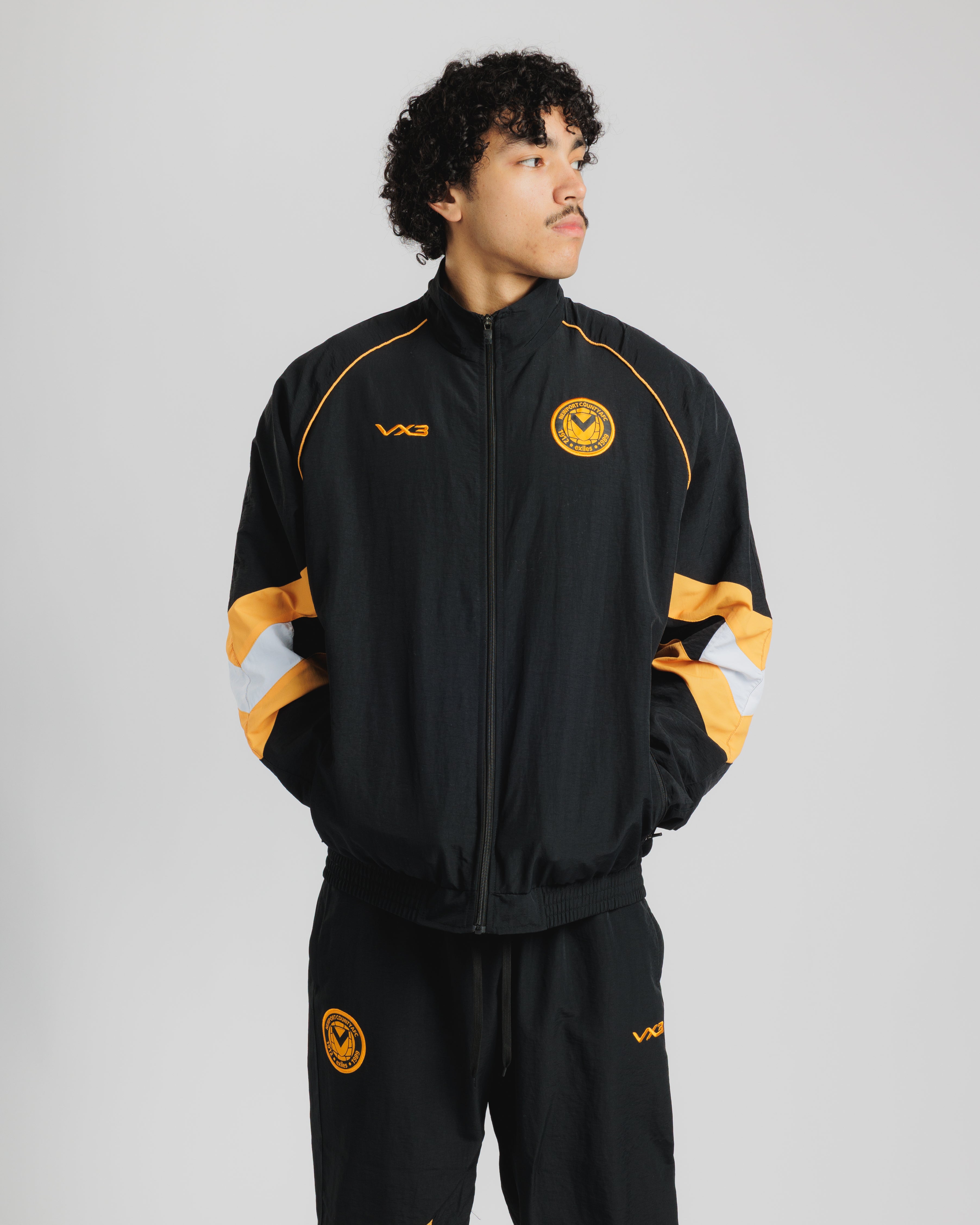 Newport County AFC 25/26 Lifestyle Tracksuit Top