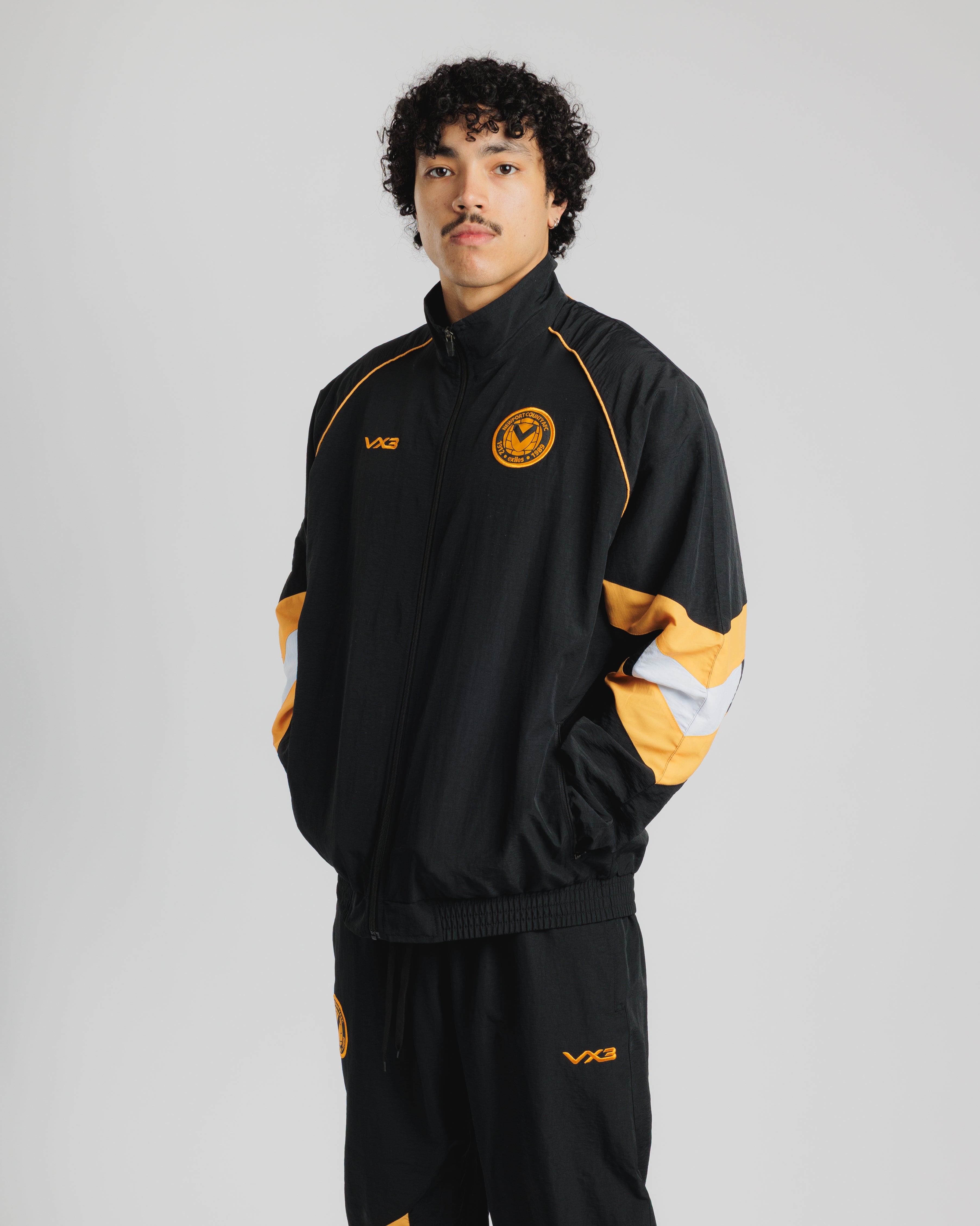 Newport County AFC 25/26 Lifestyle Tracksuit Top