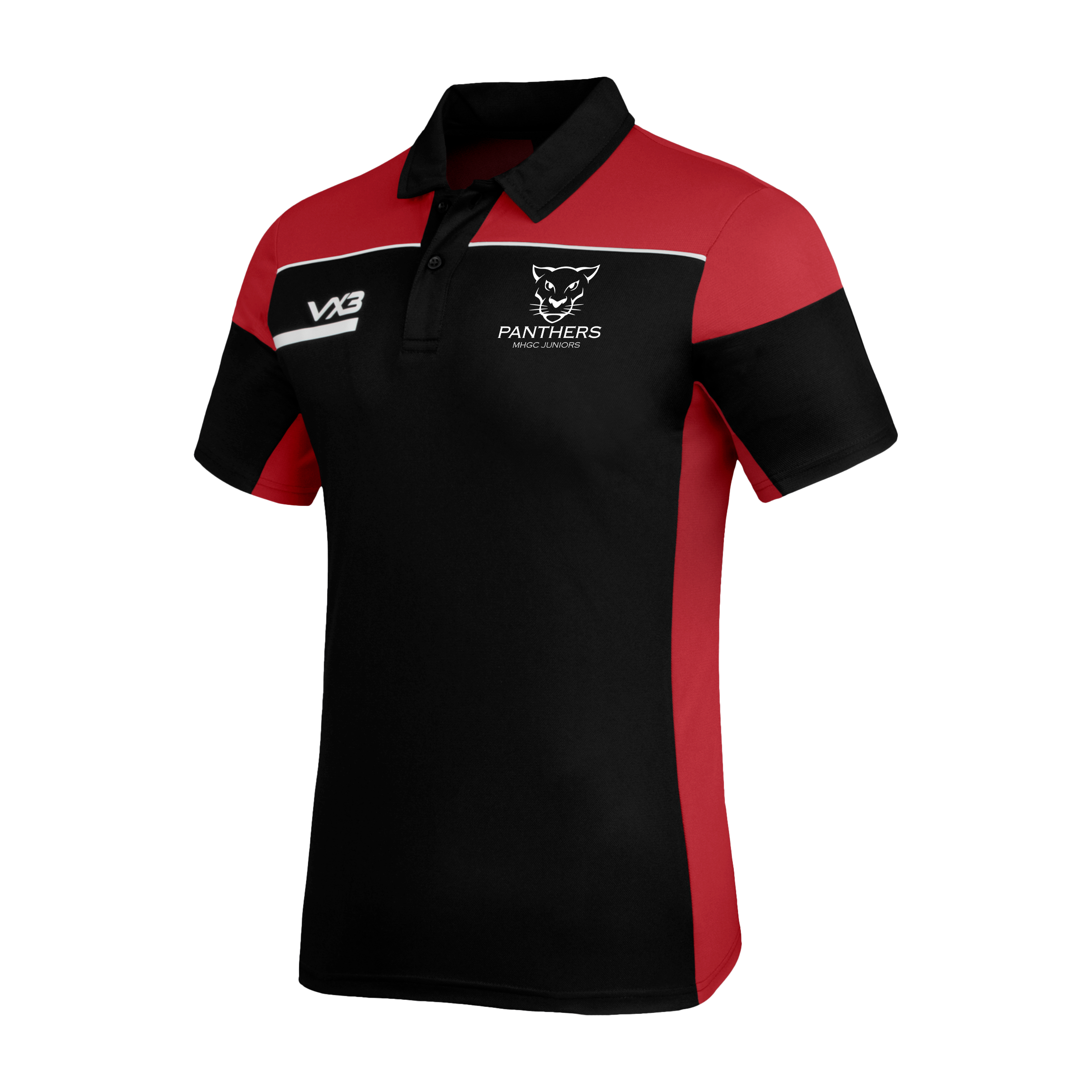 Panthers MHGC Opus Polo - Black Red