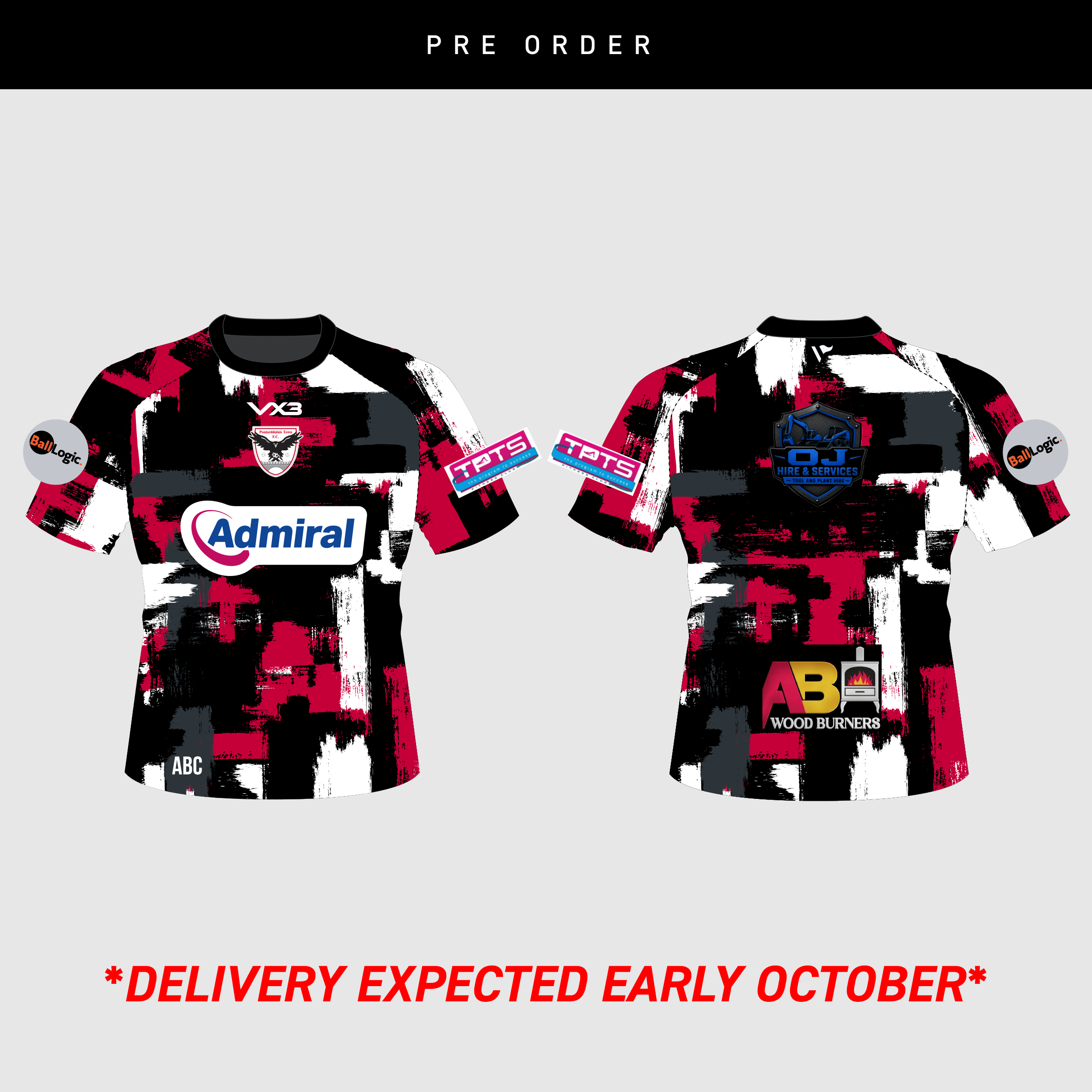 PONTARDDULAIS TOWN FC SUBLIMATED TEE