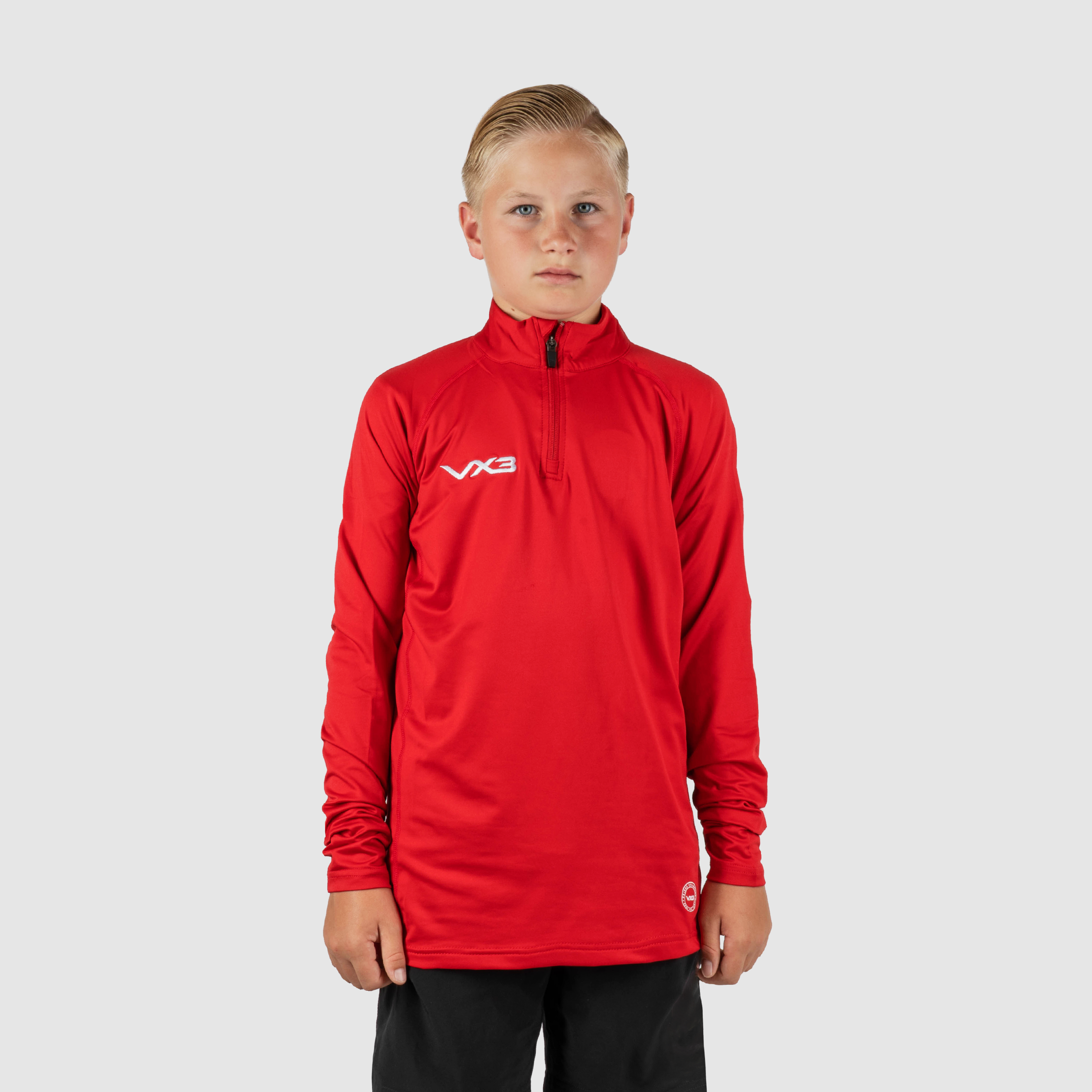 Primus Youth Quarter Zip Red