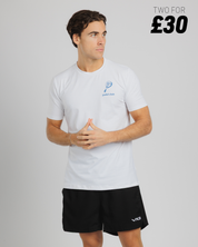 Padel Club Tee White/Denim