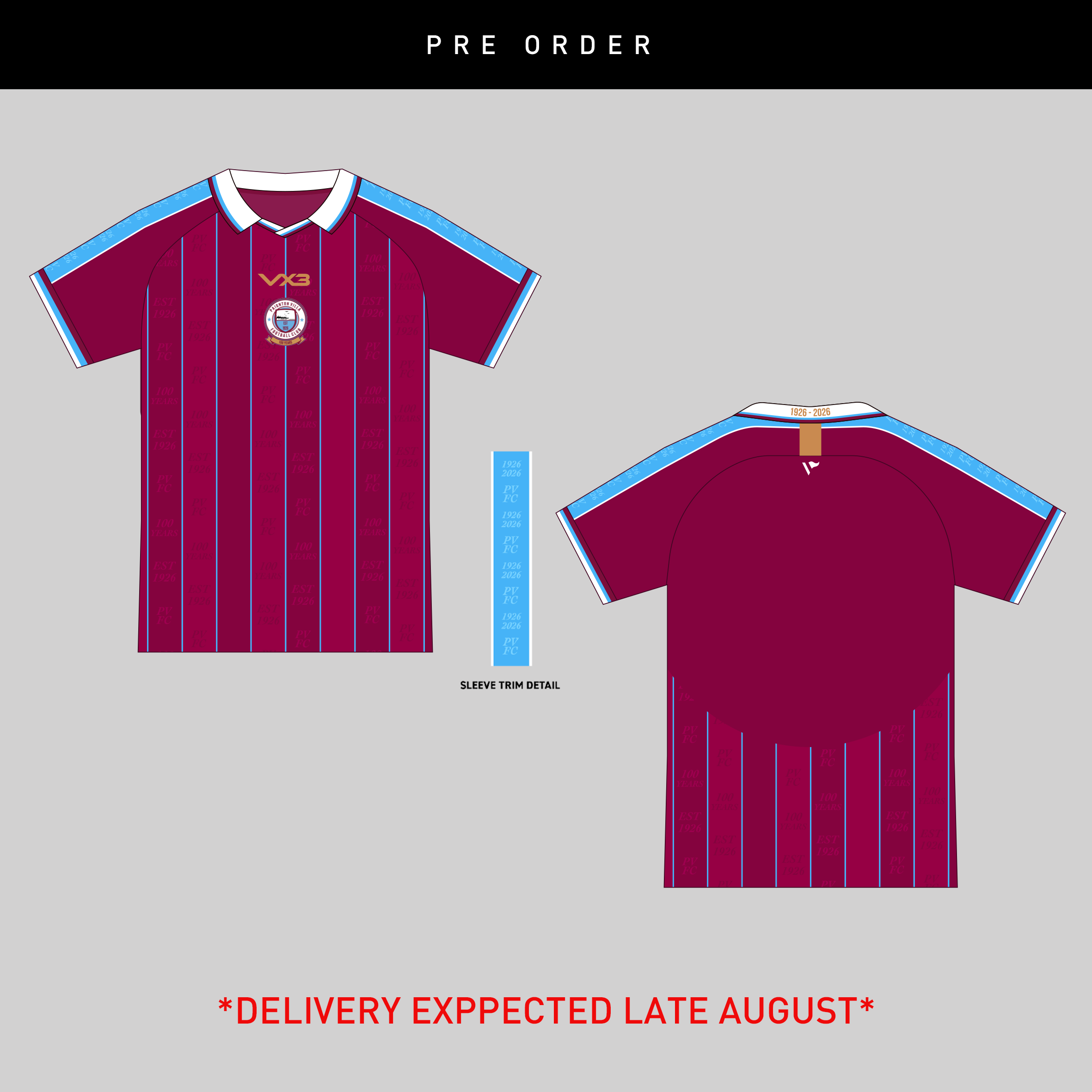 Paignton Villa FC Anniversary Youth Replica Jersey