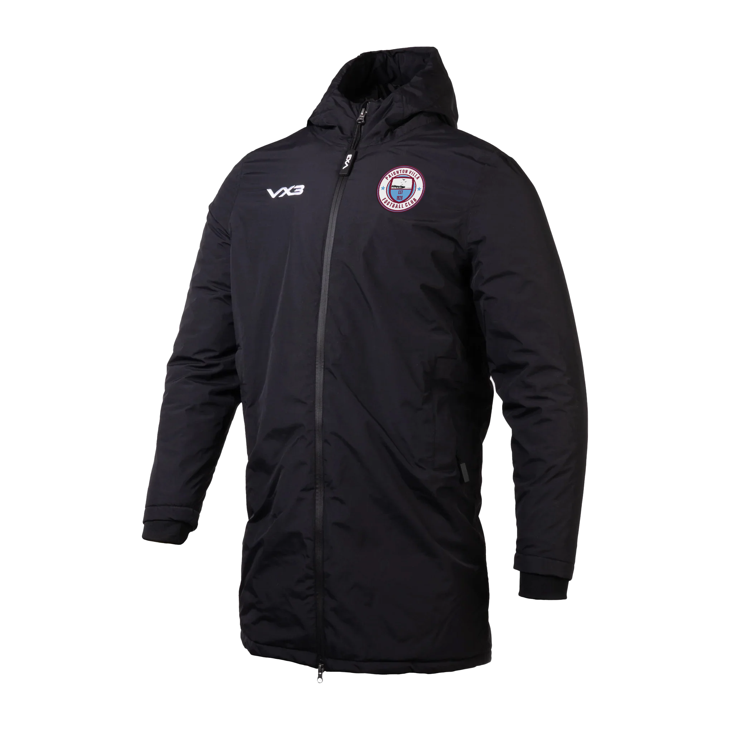 Paignton Villa FC Nero Managers Jacket