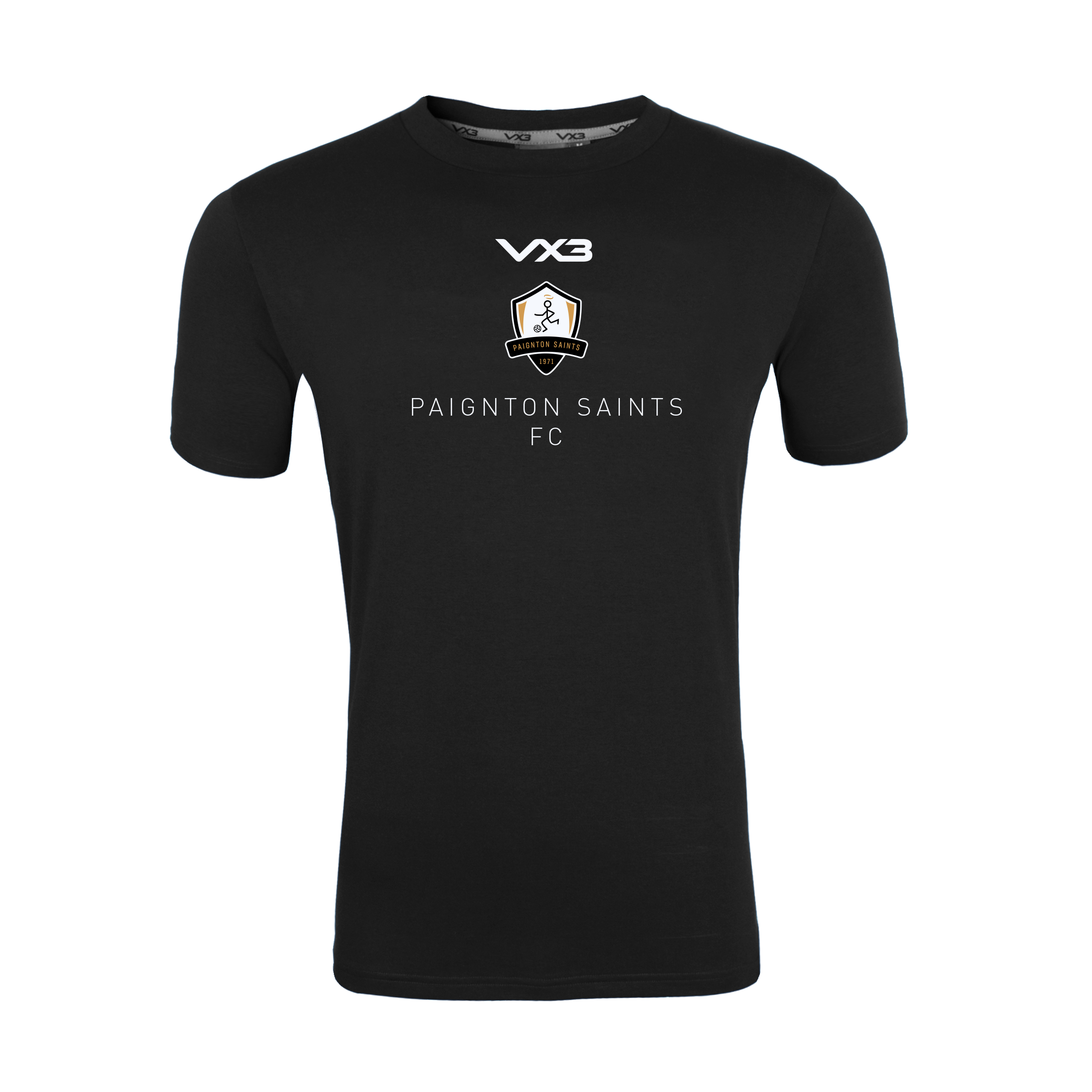 Paignton Saints - Coaches Black Invicta Club Tee 2
