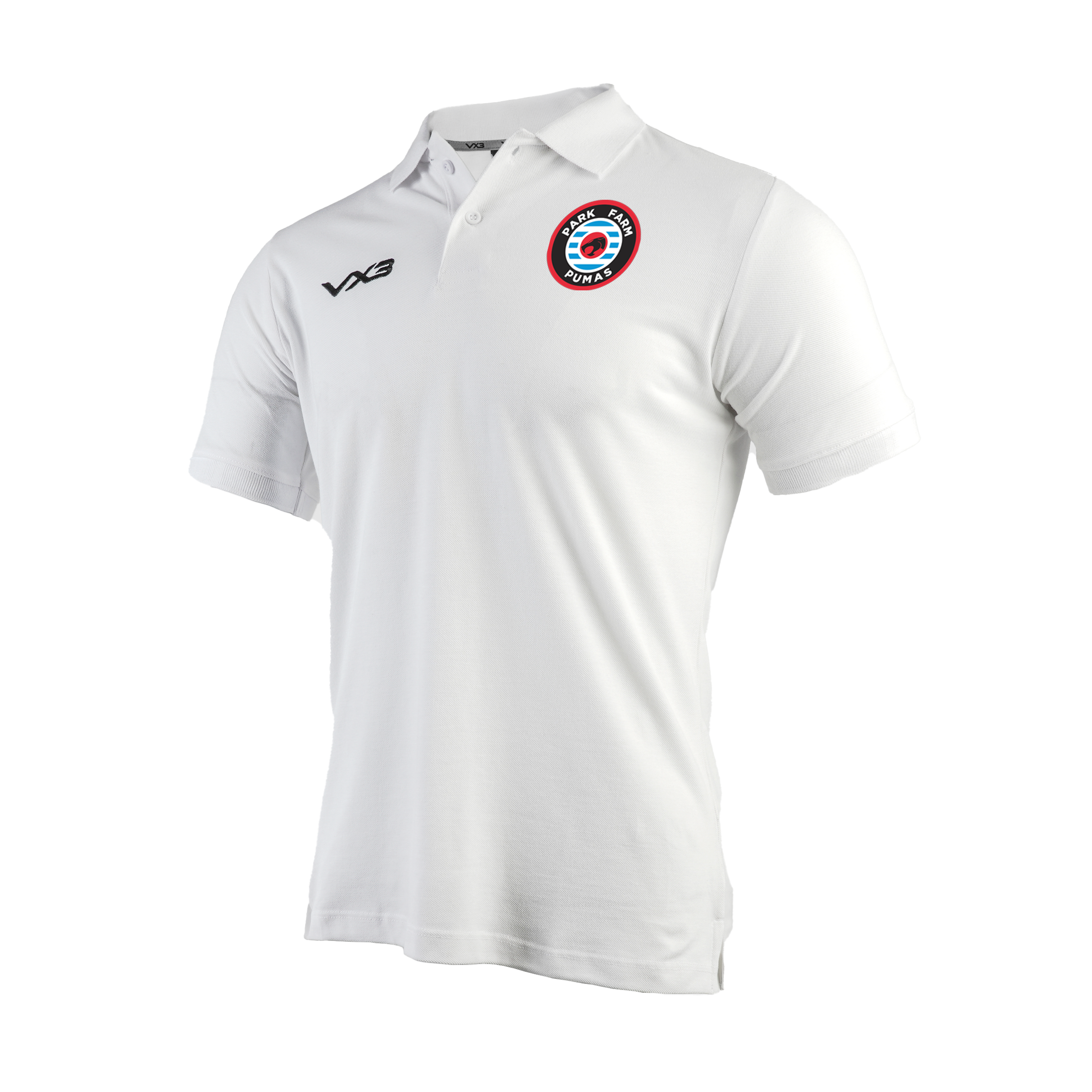 Park Farm Pumas FC Primus Polo Shirt White