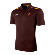 Paulton Rovers Ladies Fortis Polo Maroon/Amber