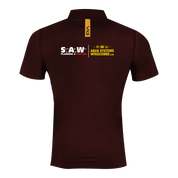 Paulton Rovers Ladies Fortis Polo Maroon/Amber