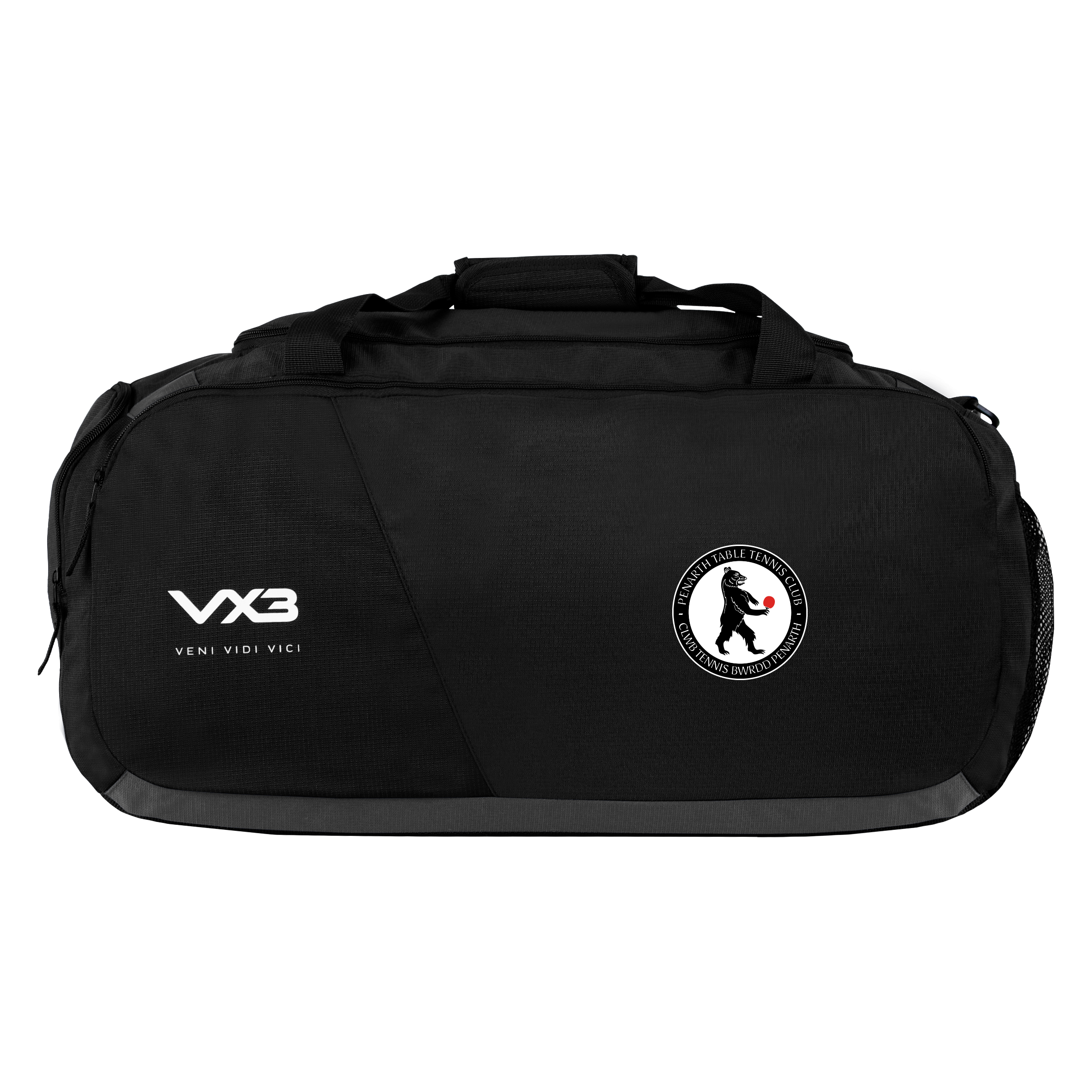 Penarth Table Tennis Performance Kit Bag Black/Dark