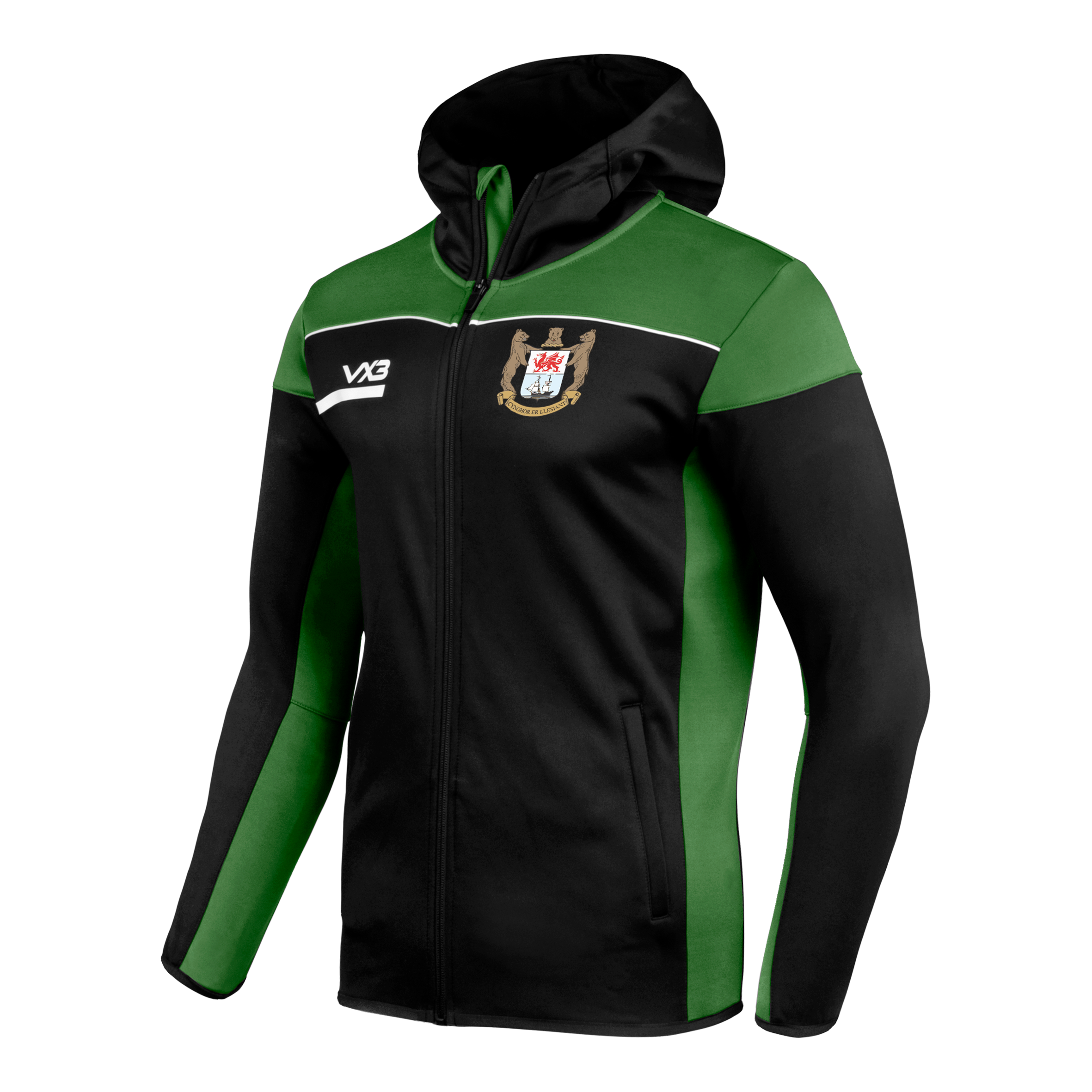 Penarth Cricket Club Opus Zoodie Youth - Black Emerald