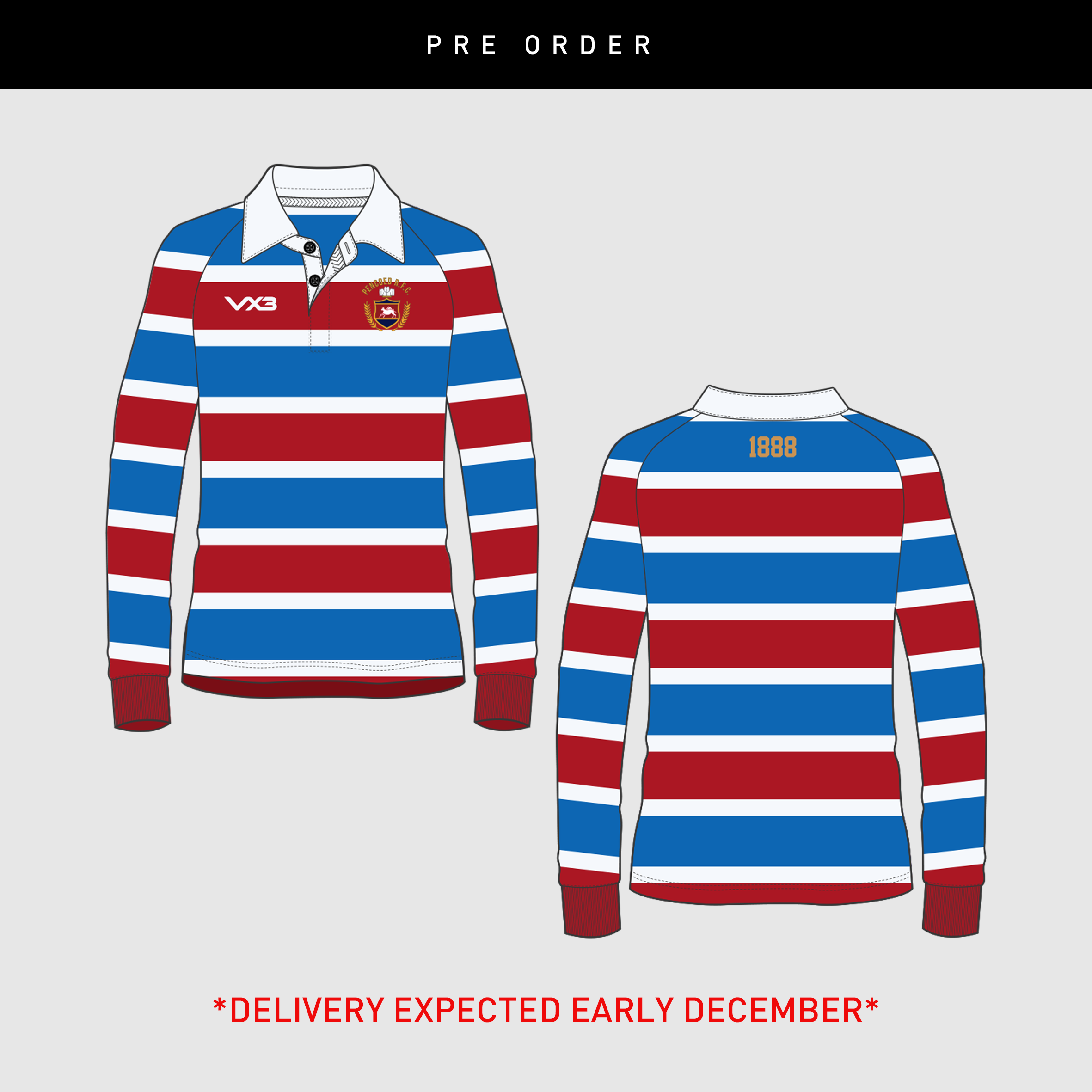 Pencoed RFC 26/27 LS Heritage Jersey