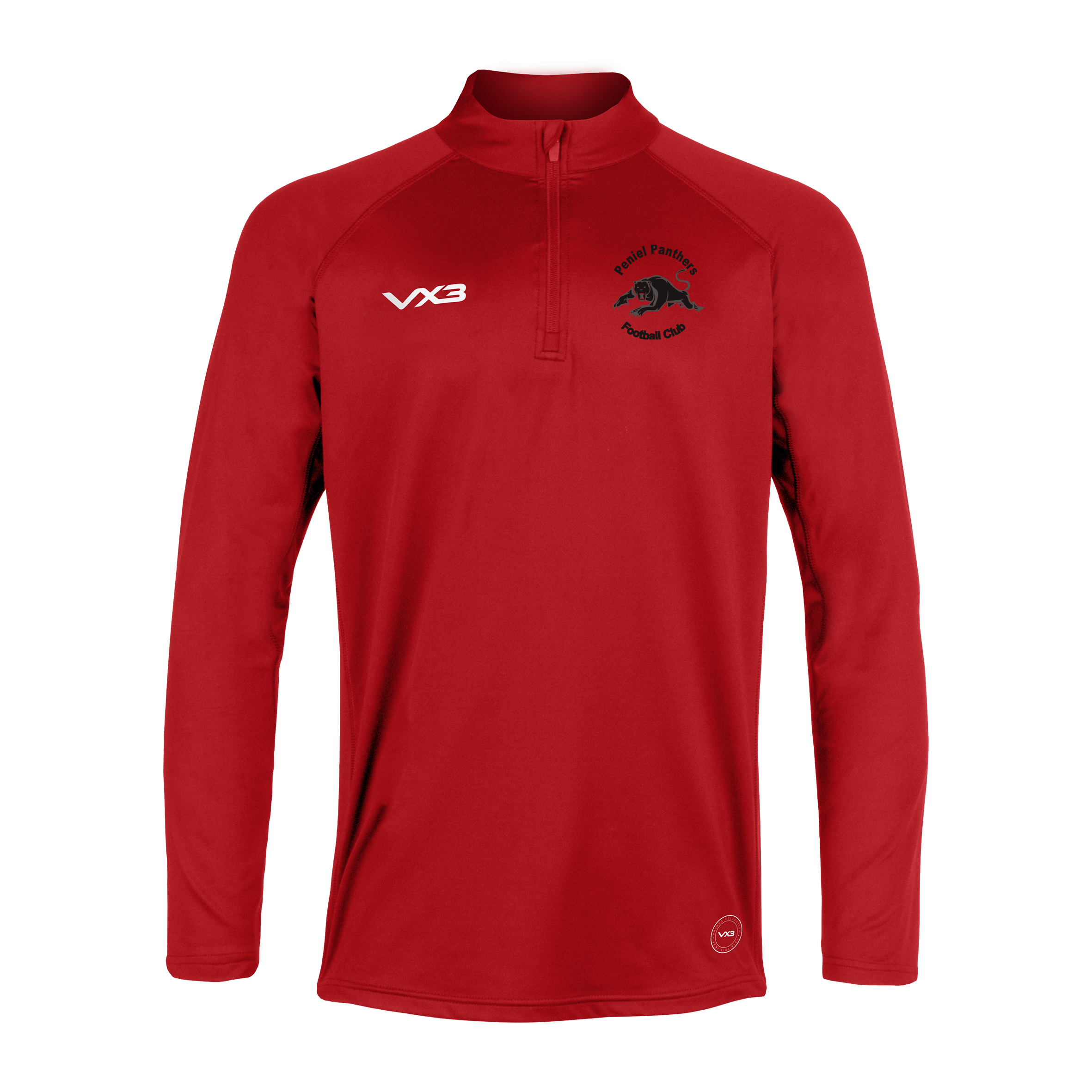 Peniel Panthers FC Primus Quarter Zip Red