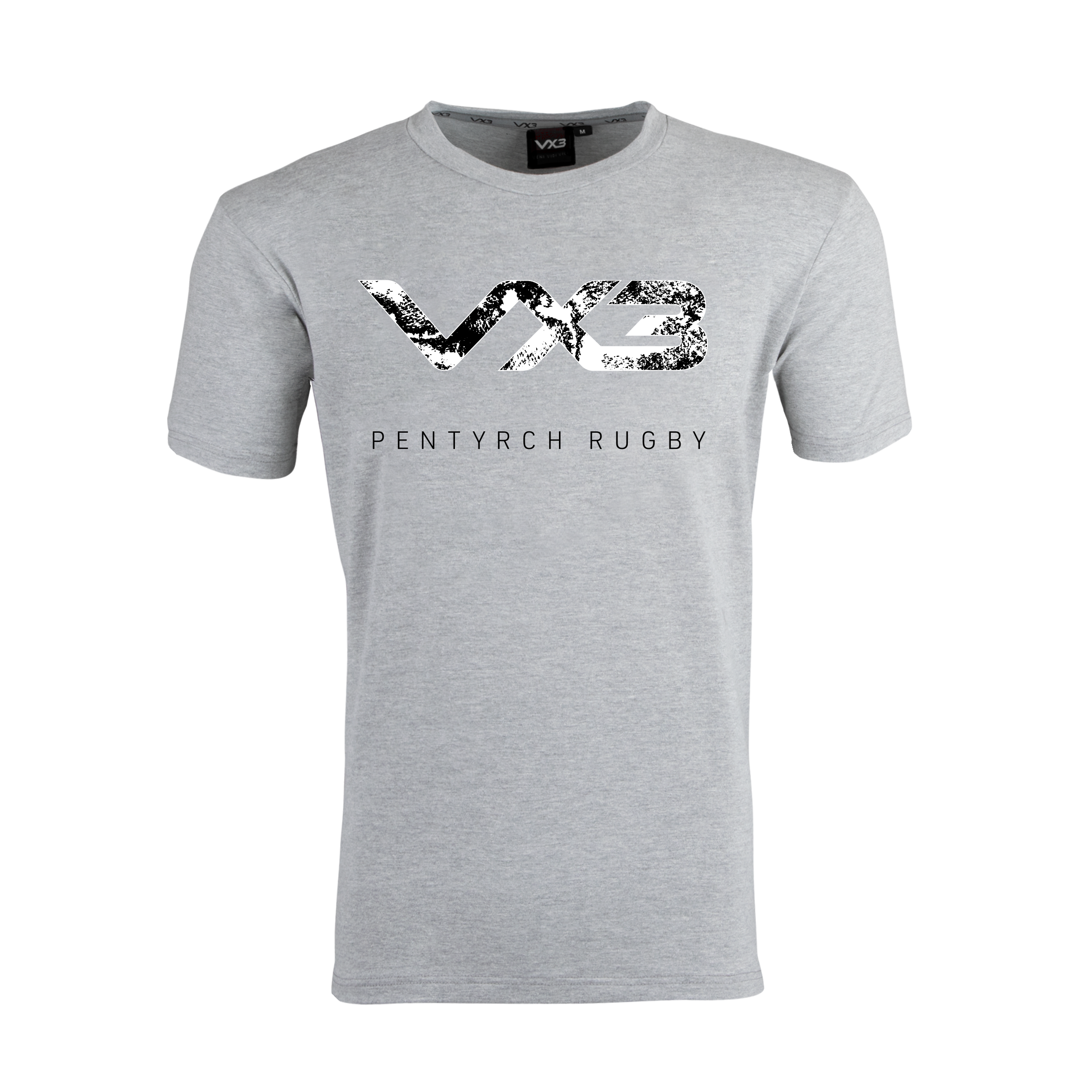 Pentyrch RFC Marl Grey Youth Invicta Club Tee