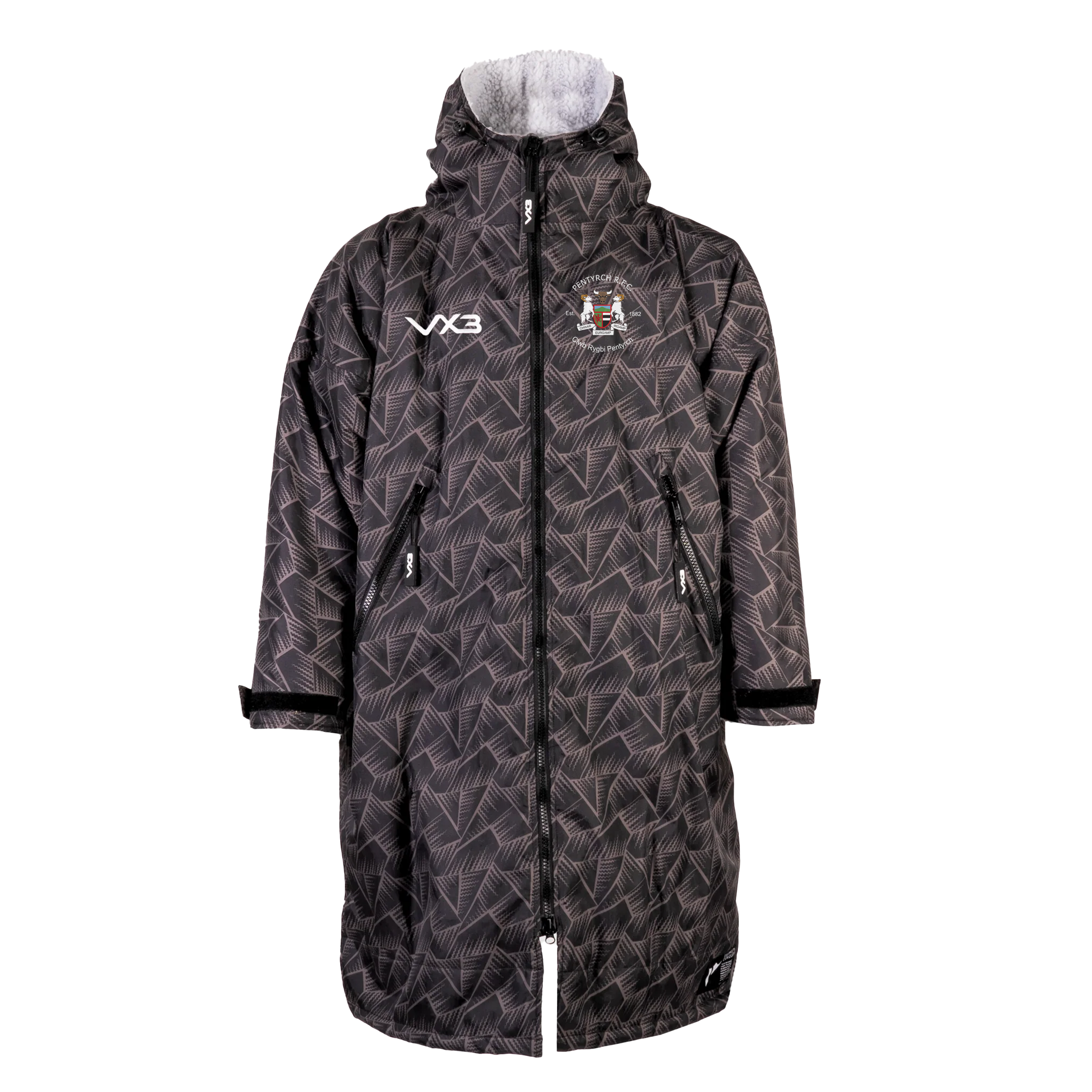 Pentyrch RFC Duro Elite Sports Robe Storm/Grey Kids