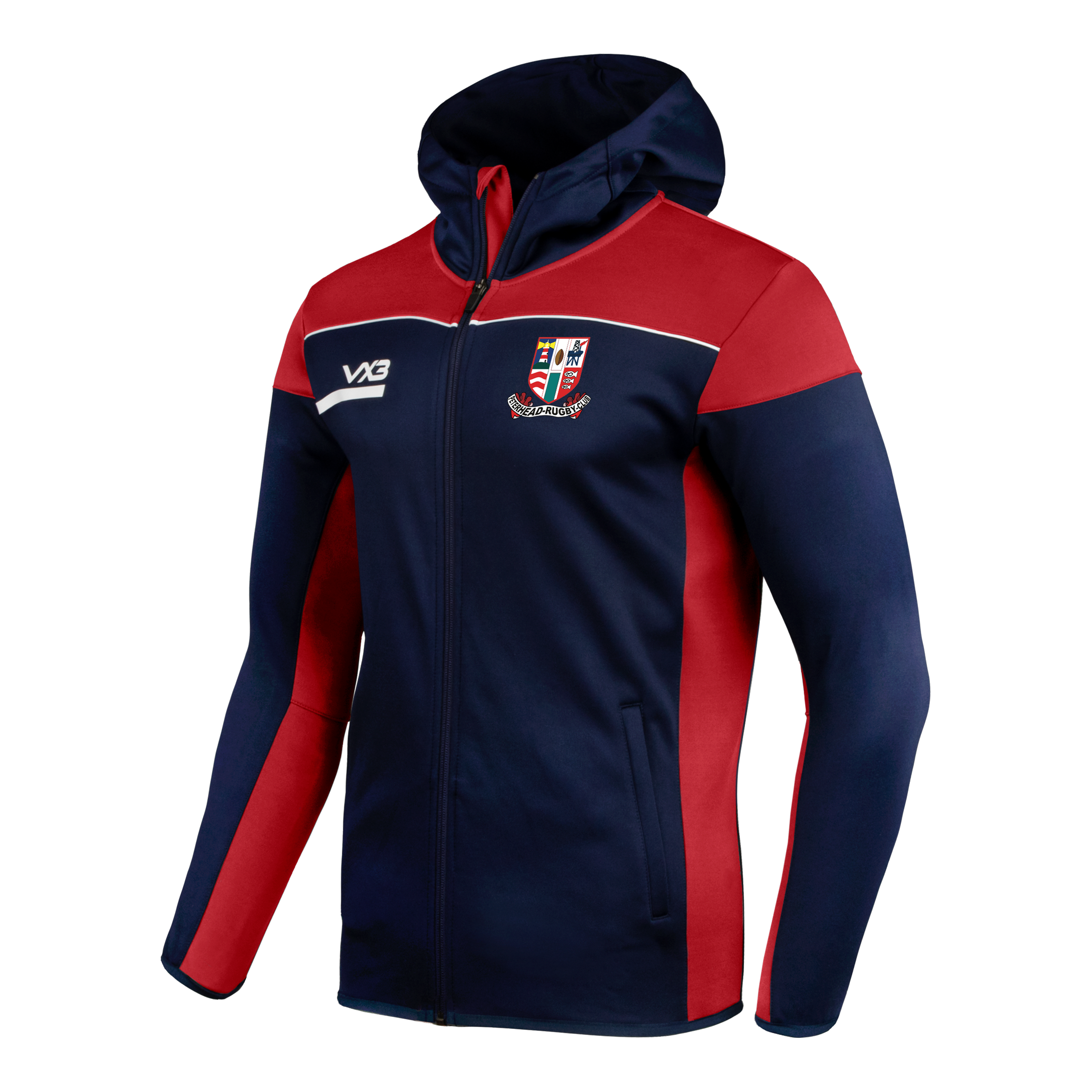 Peterhead Rugby Club Opus Zoodie Youth - Navy Red