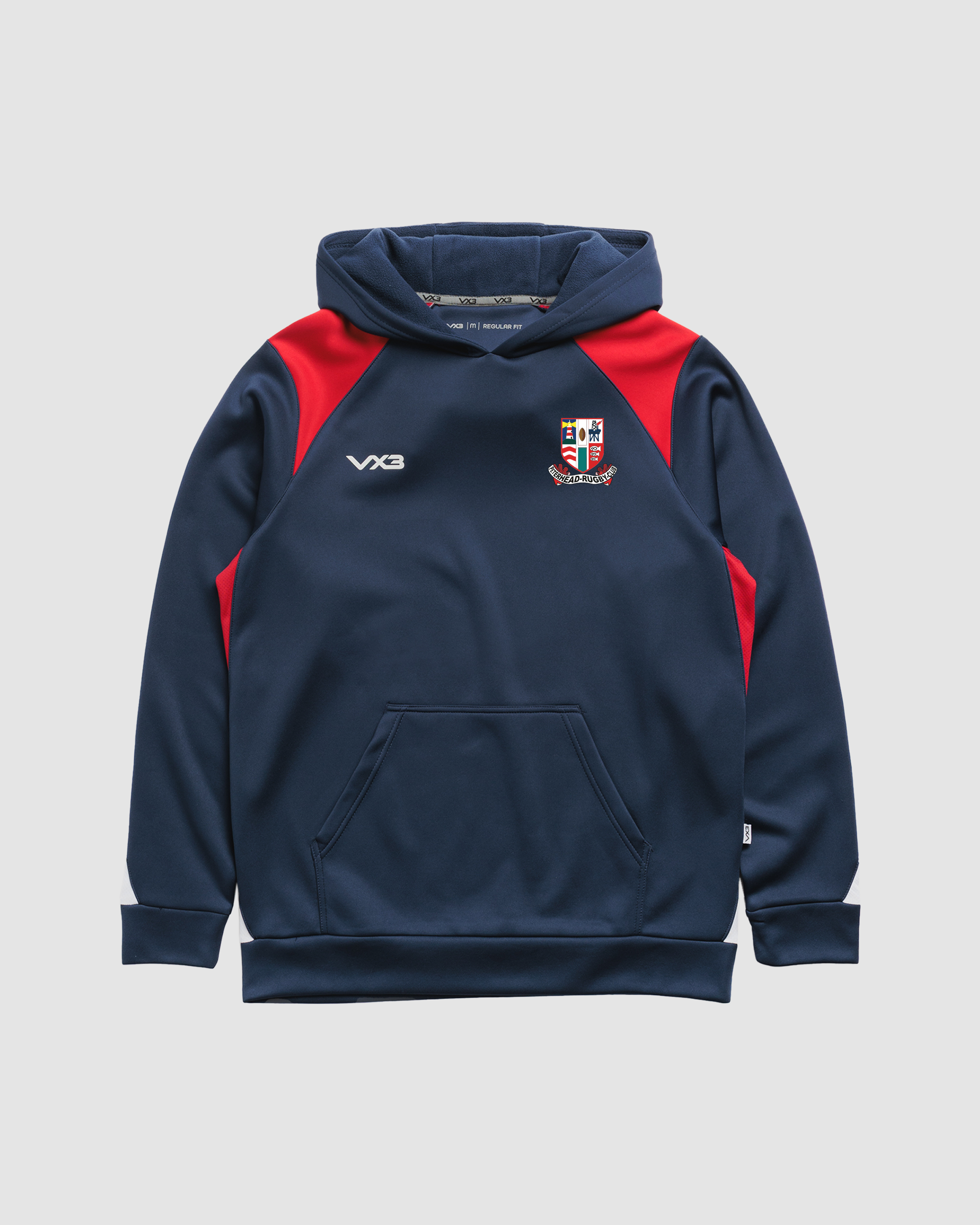 Peterhead Rugby Club Vertex Youth Hoodie - Navy Red White