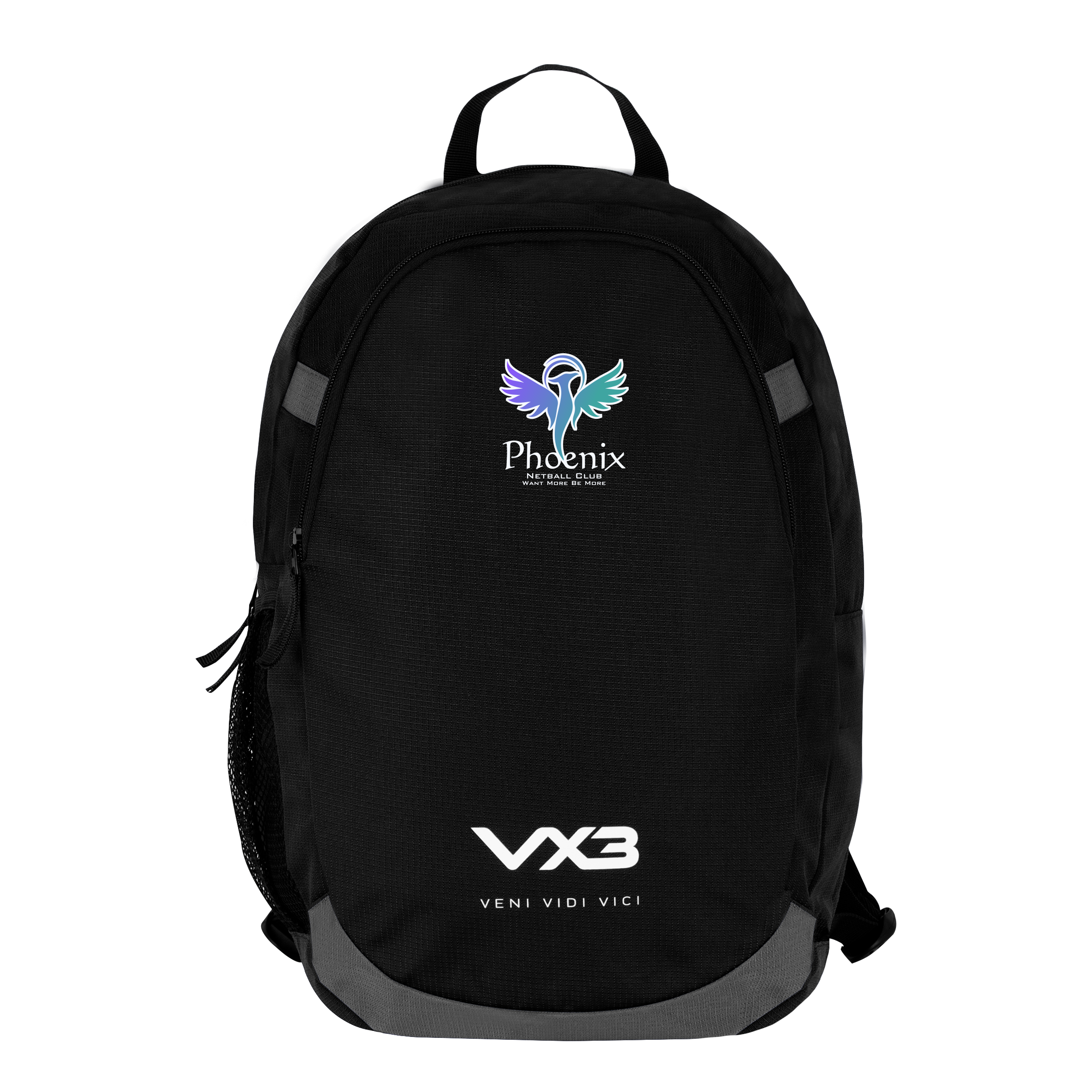Phoenix Netball Club Performance Backpack Black/Dark