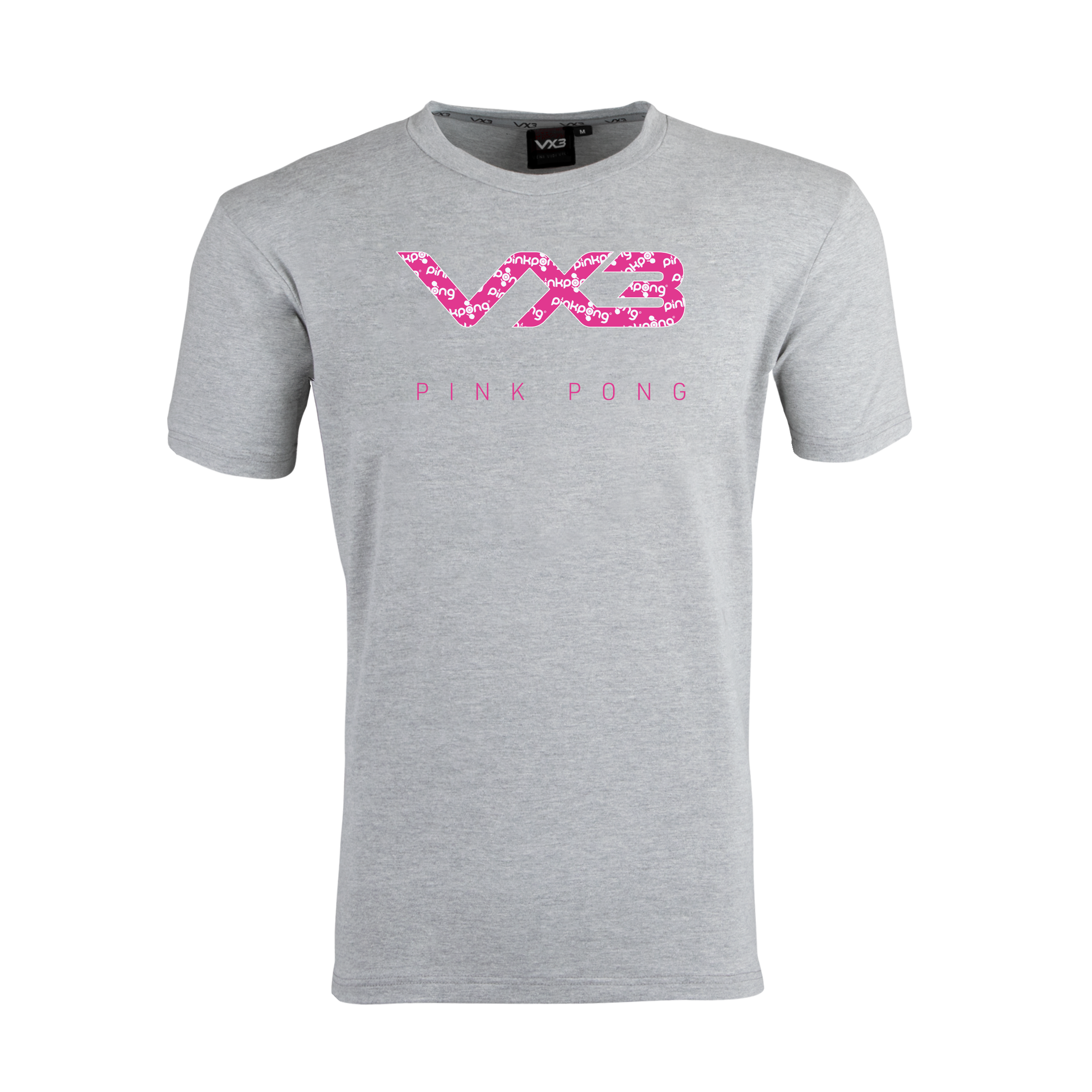 Pink Pong Marl Grey Youth Invicta Club Tee