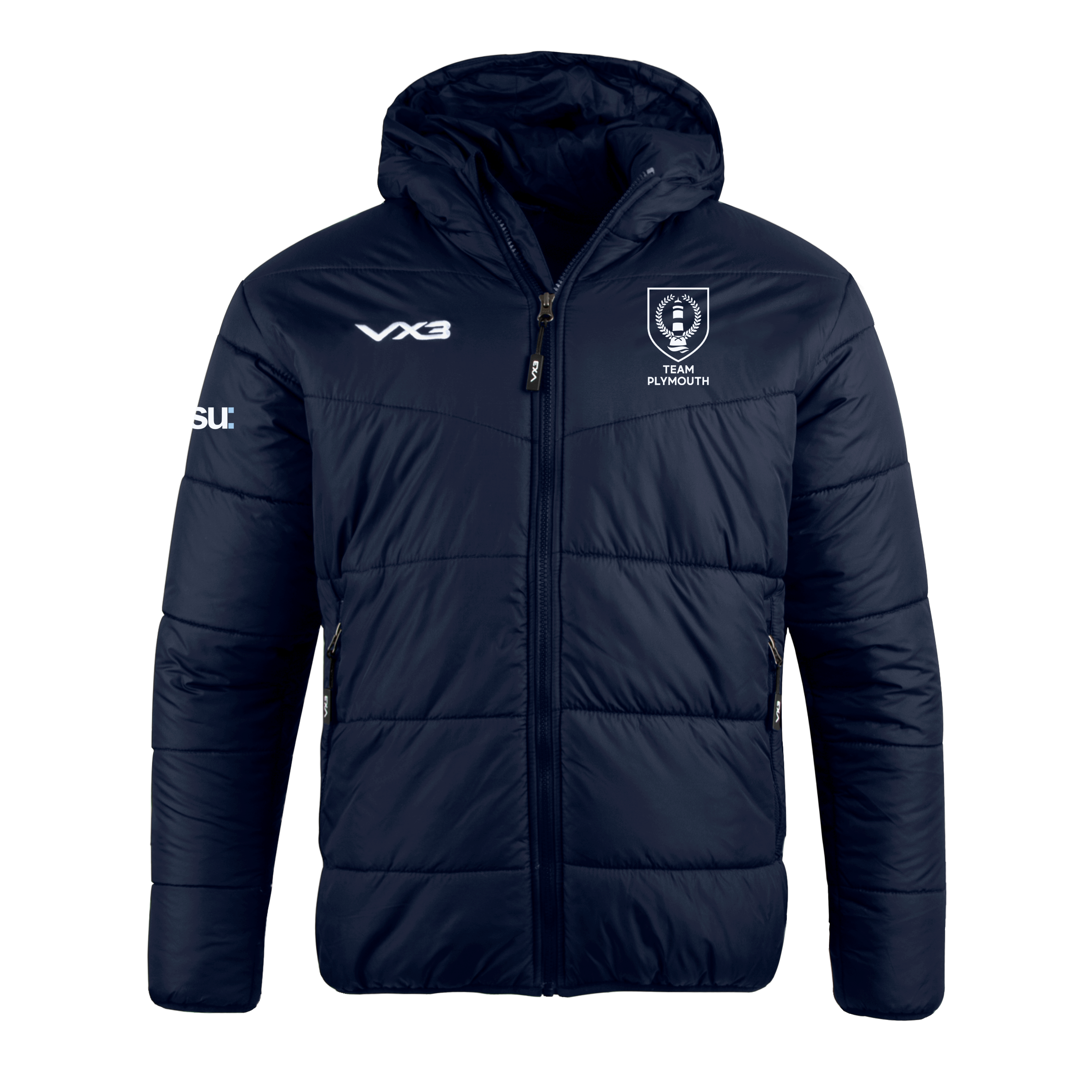 Plymouth University Men's Rugby Lorica Quilted Jacket