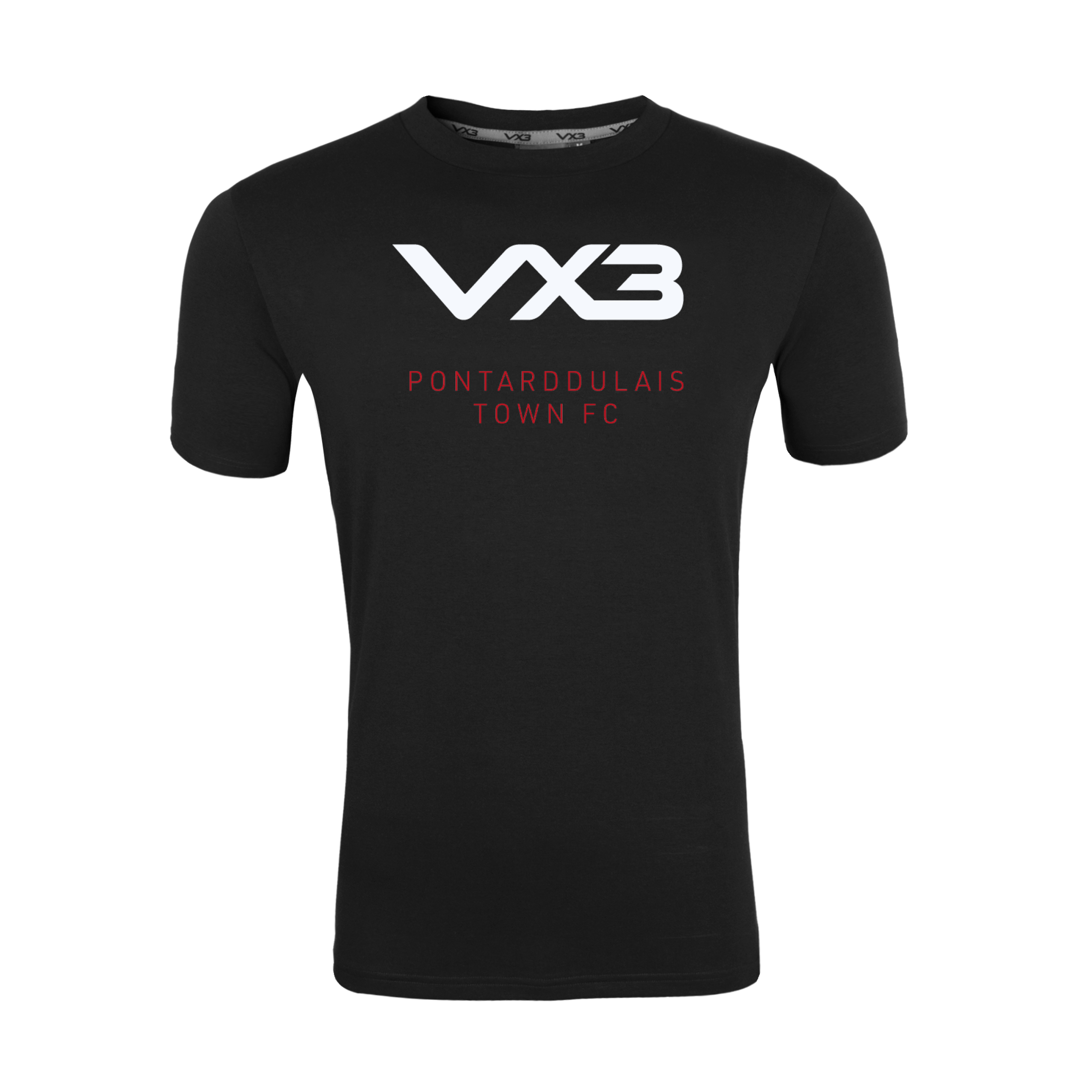 Pontarddulais Town FC Black Womens Invicta Club Tee