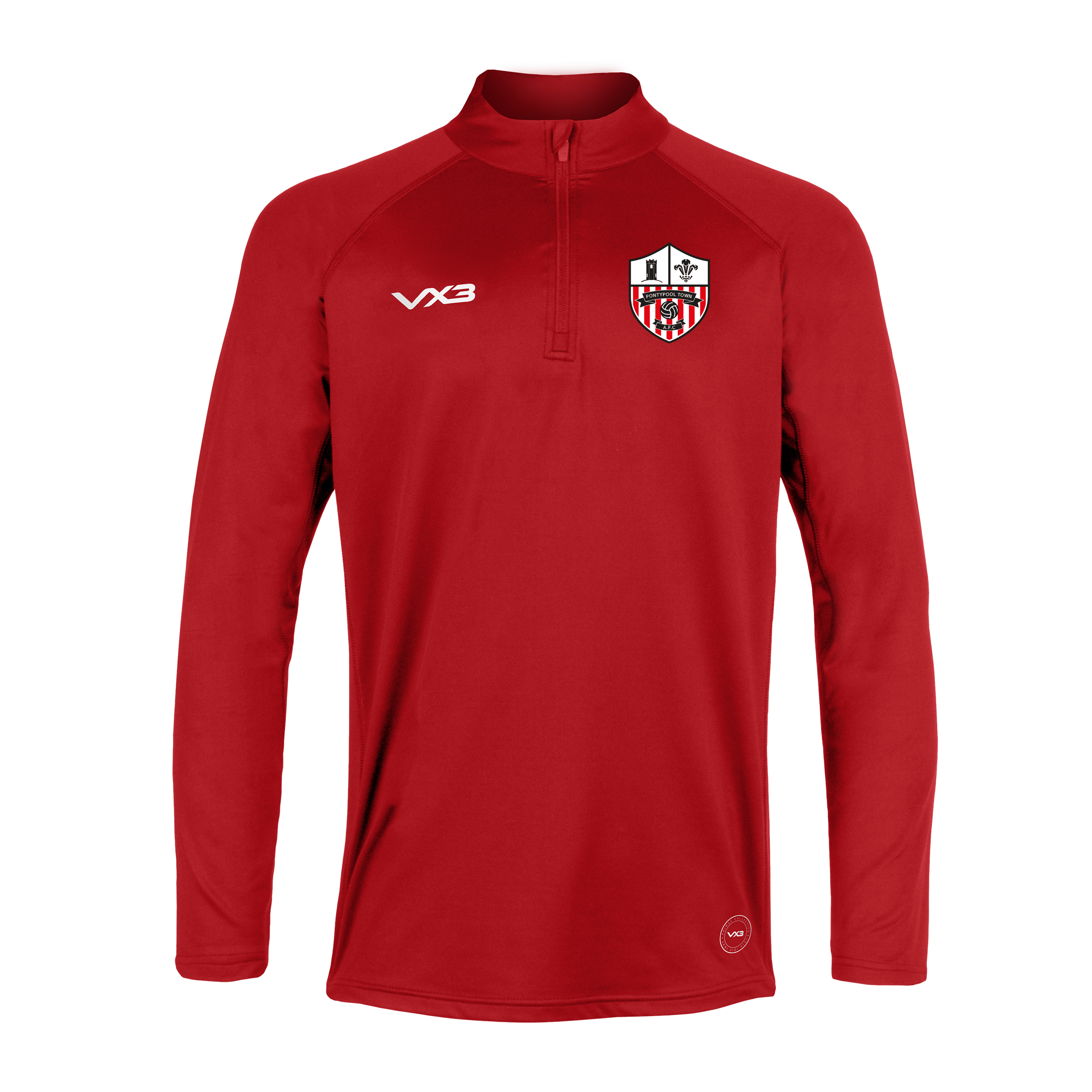 Pontypool Town A.F.C Primus Quarter Zip Red
