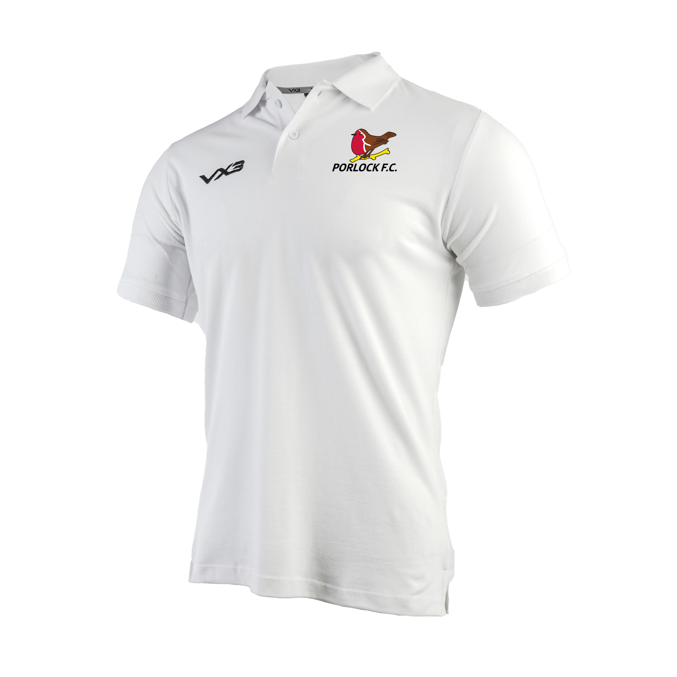 Porlock FC Primus Polo Shirt White