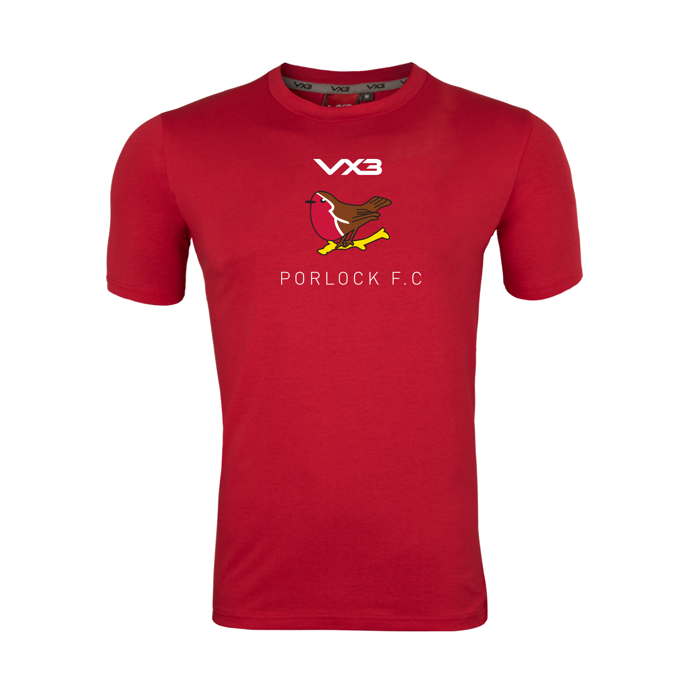 Porlock FC Red Youth Invicta Club Tee