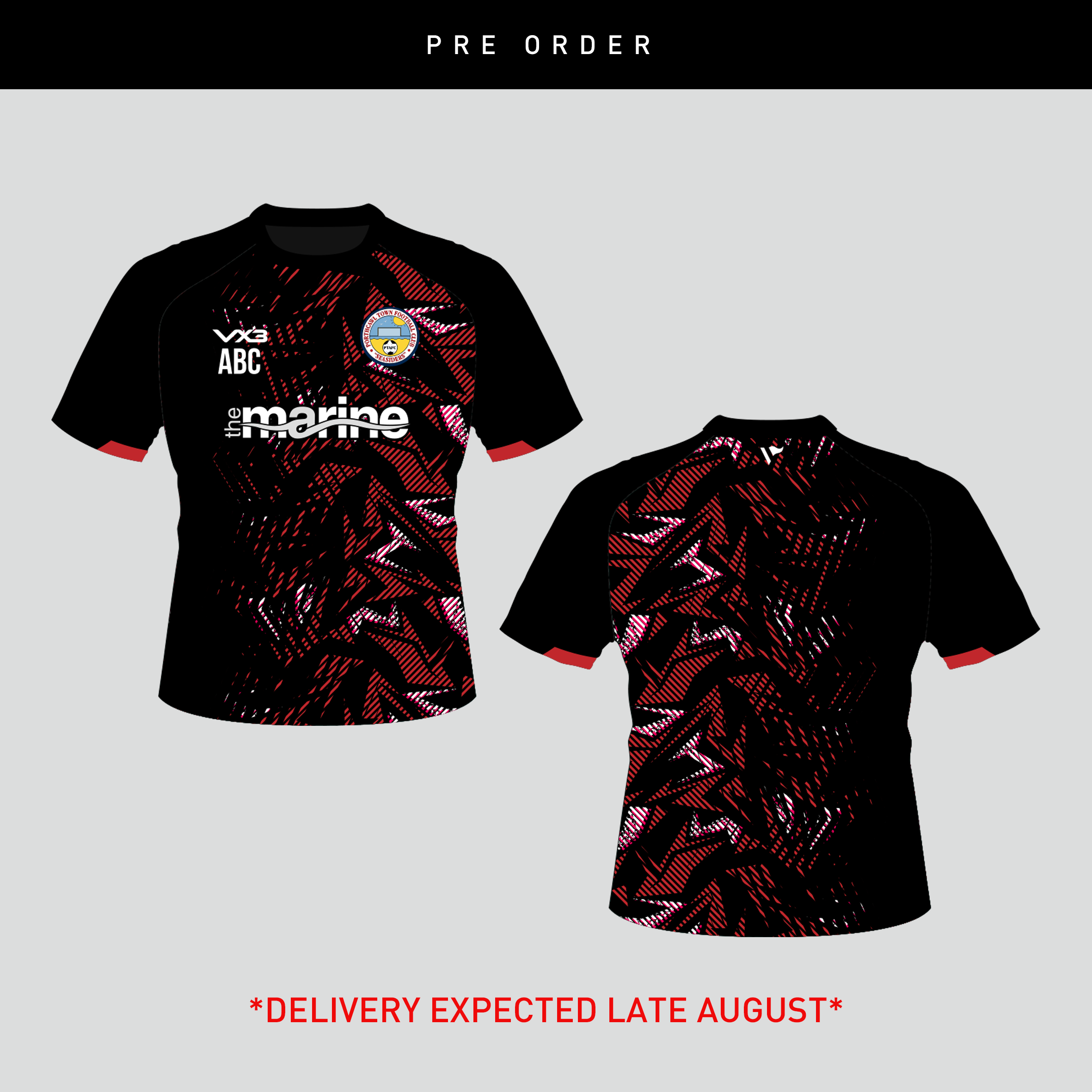 Porthcawl Town FC Seniors Sublimated Tee