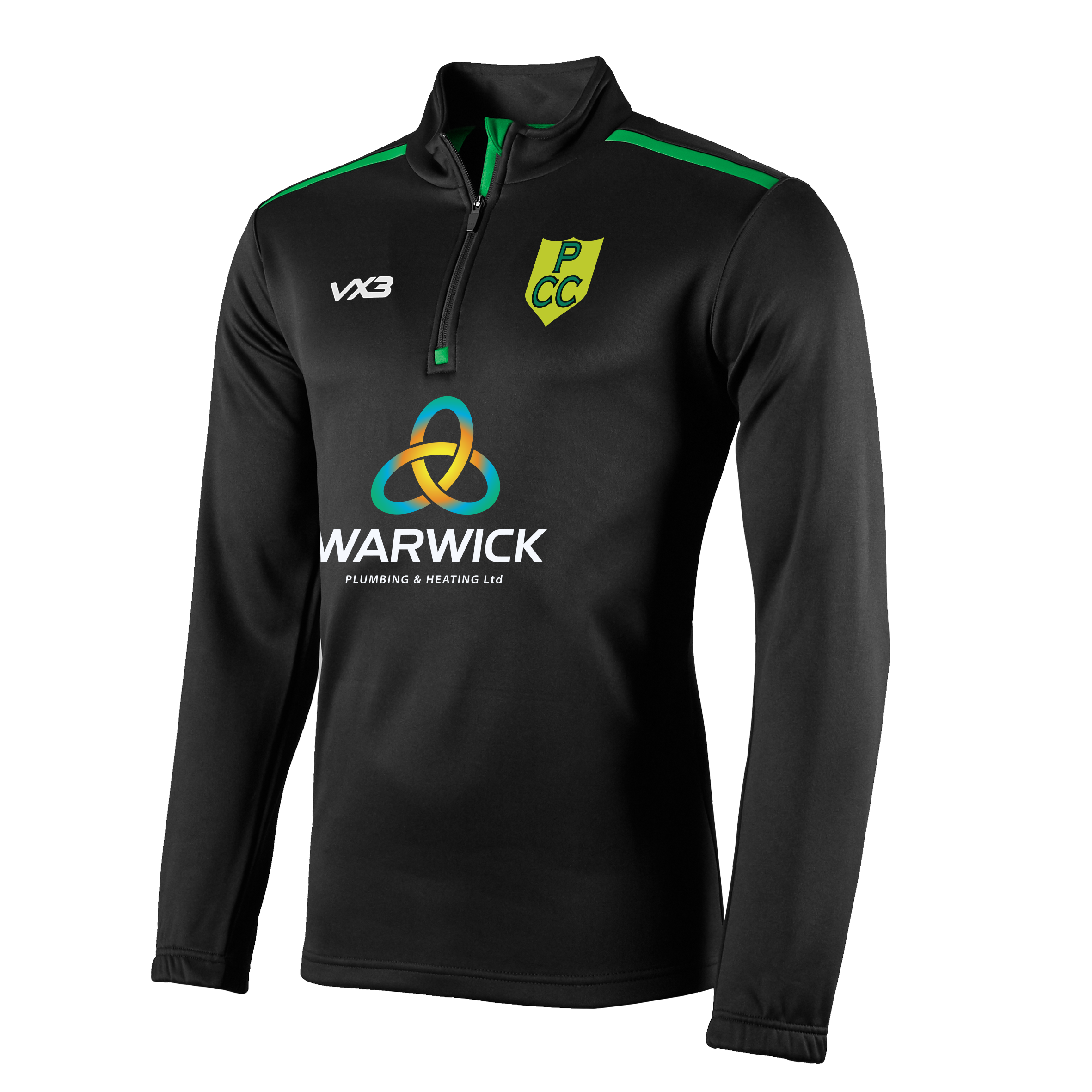 Praze Cricket Club Fortis Quarter Zip Sweat