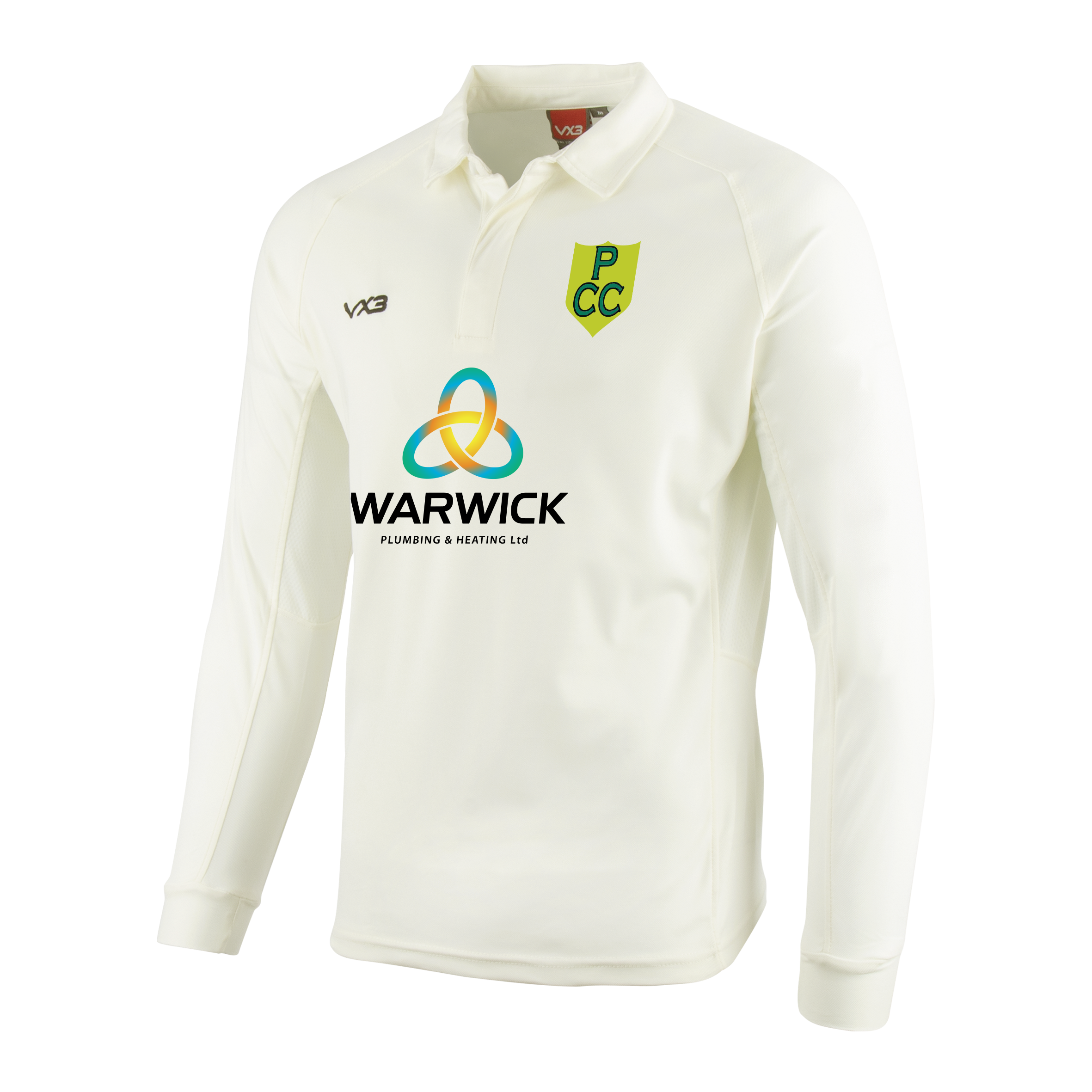 Praze Cricket Club Cricket Whites Long Sleeve Shirt