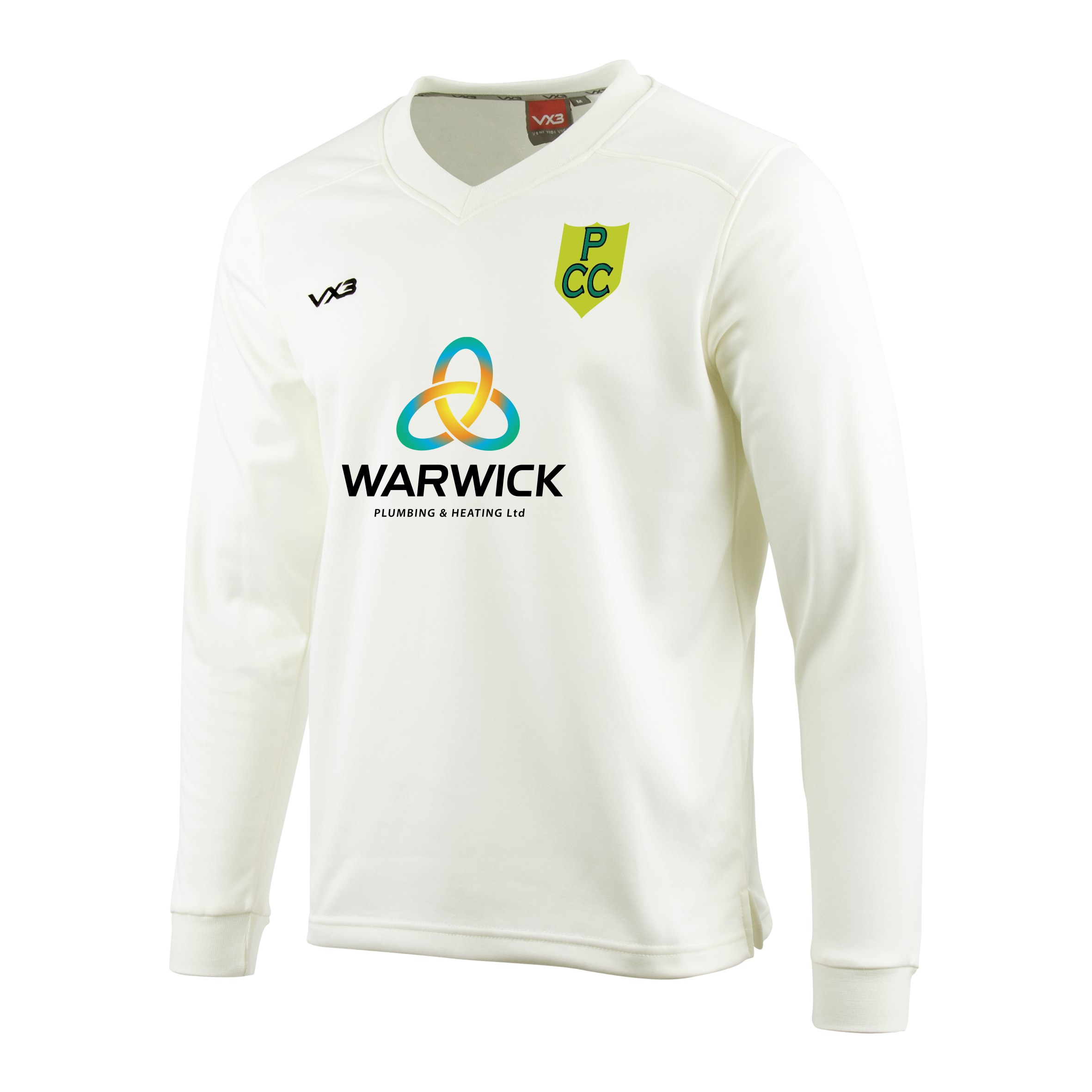 Praze Cricket Club Cricket Whites Sweatshirt Elite