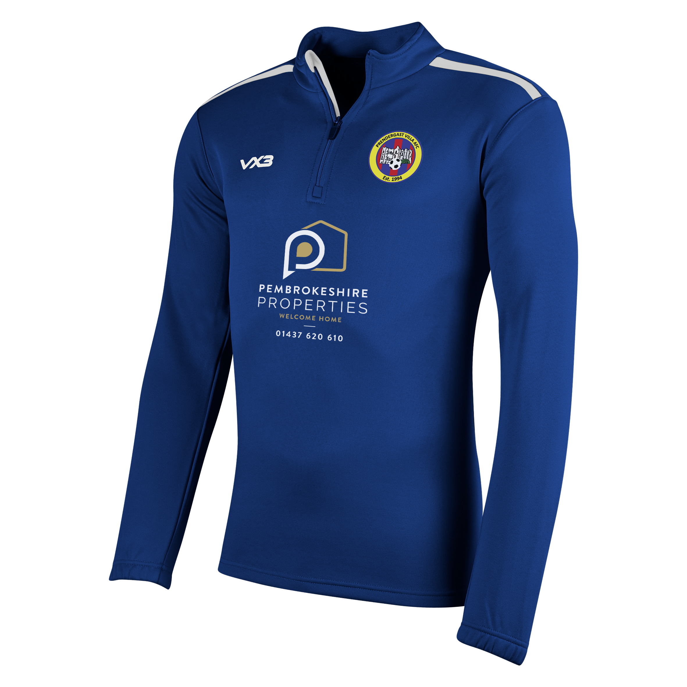 Prendergast Villa AFC Fortis Quarter Zip Sweat