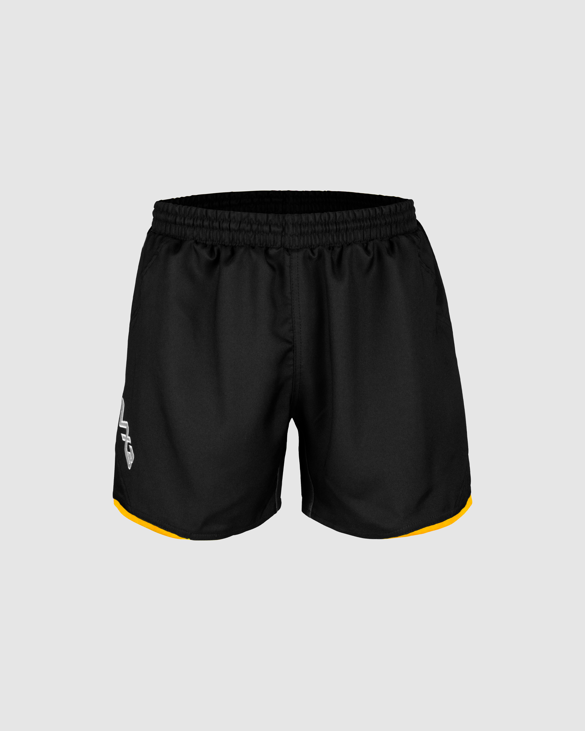 Prima Youth Rugby Shorts Black/Amber
