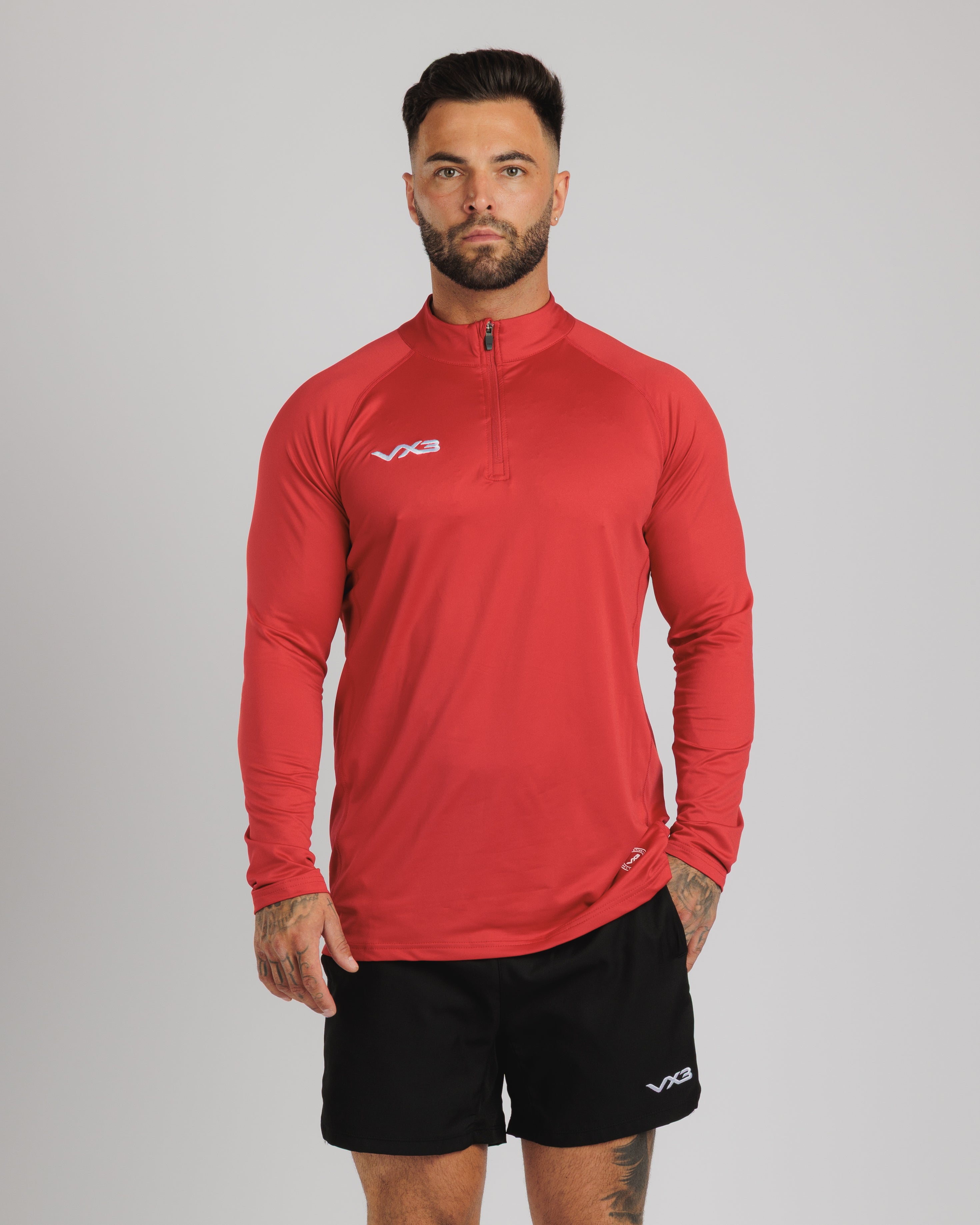 Primus Quarter Zip Red