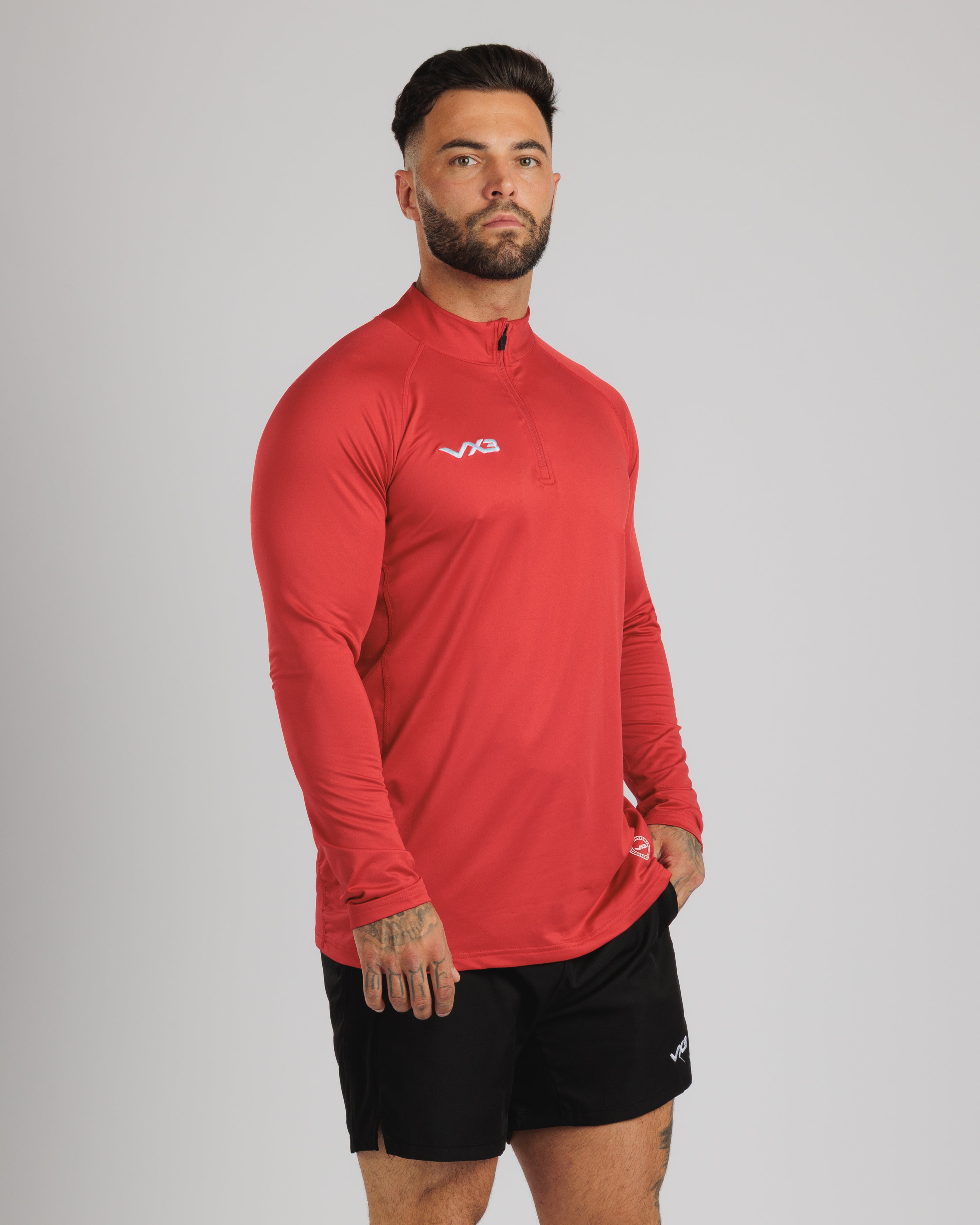 Primus Quarter Zip Red
