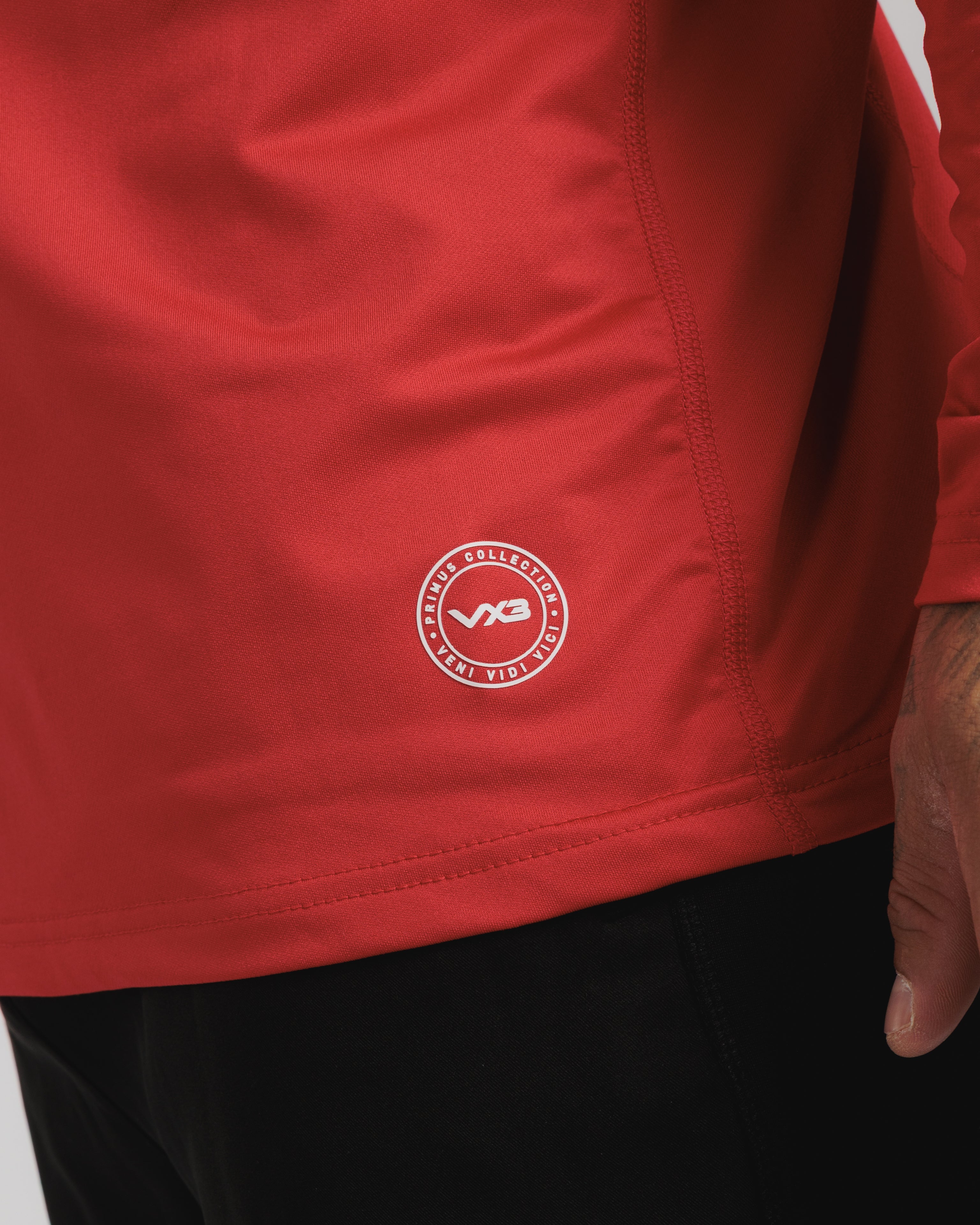 Primus Quarter Zip Red