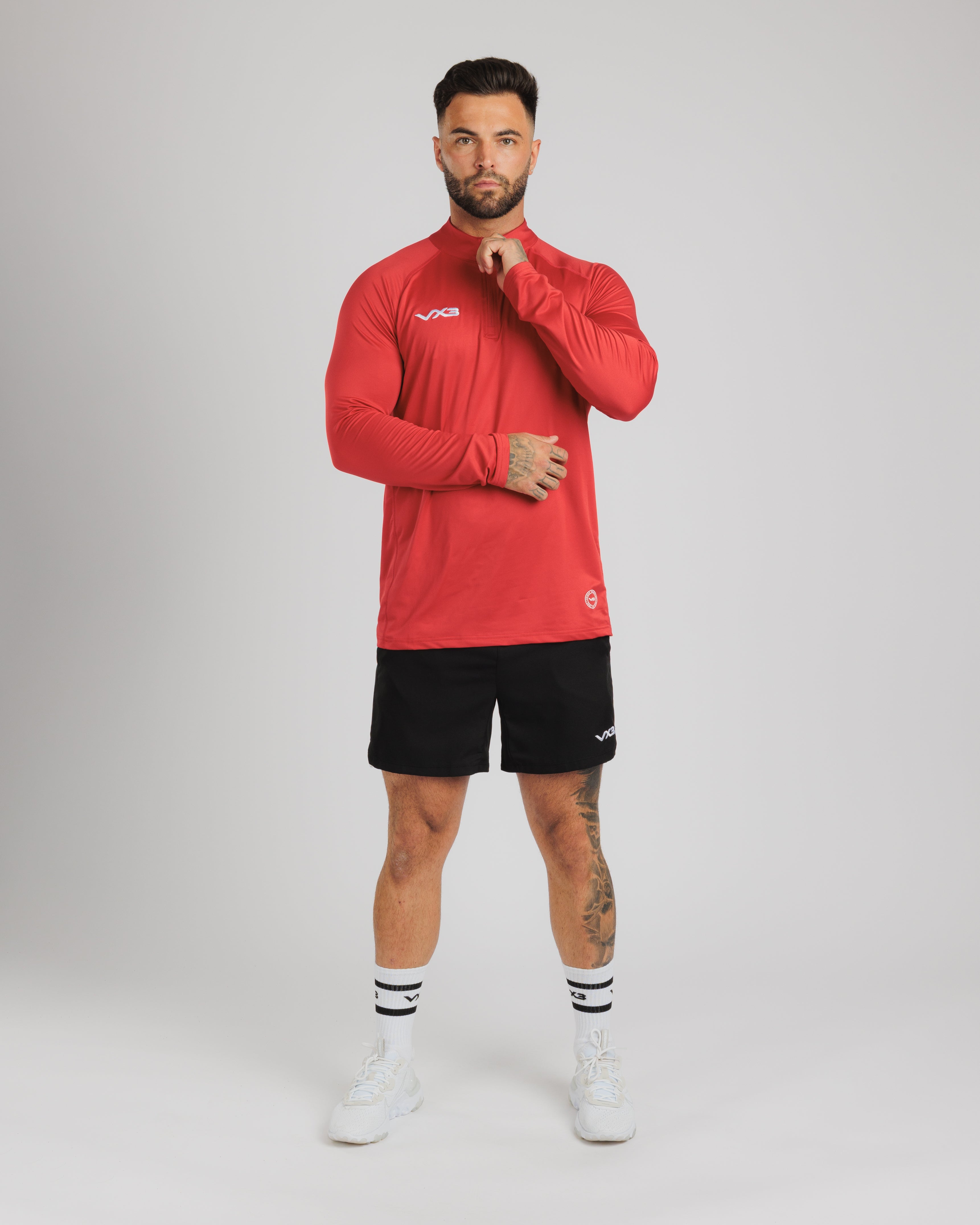 Primus Quarter Zip Red
