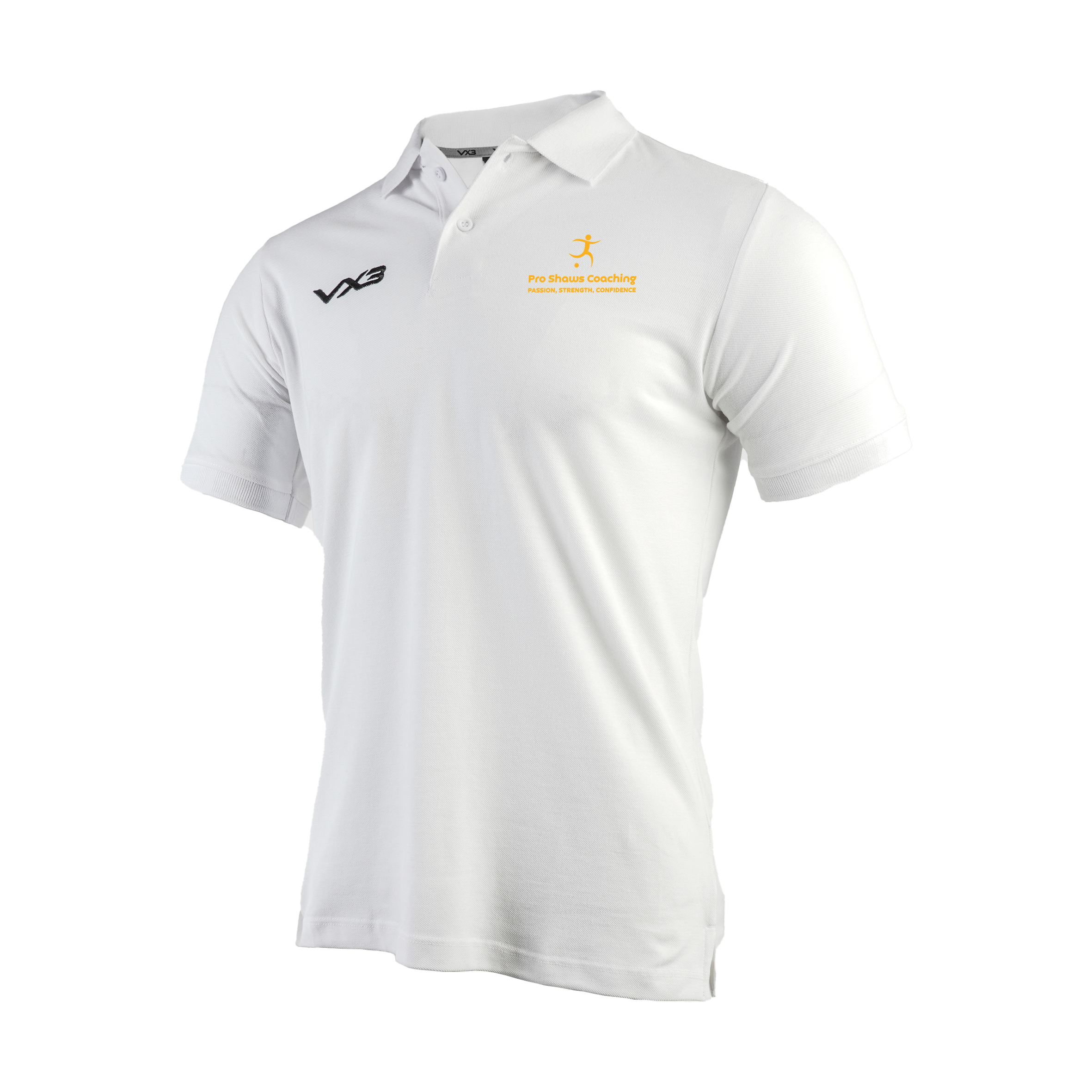 Pro Shaws Coaching White Primus Polo Shirt