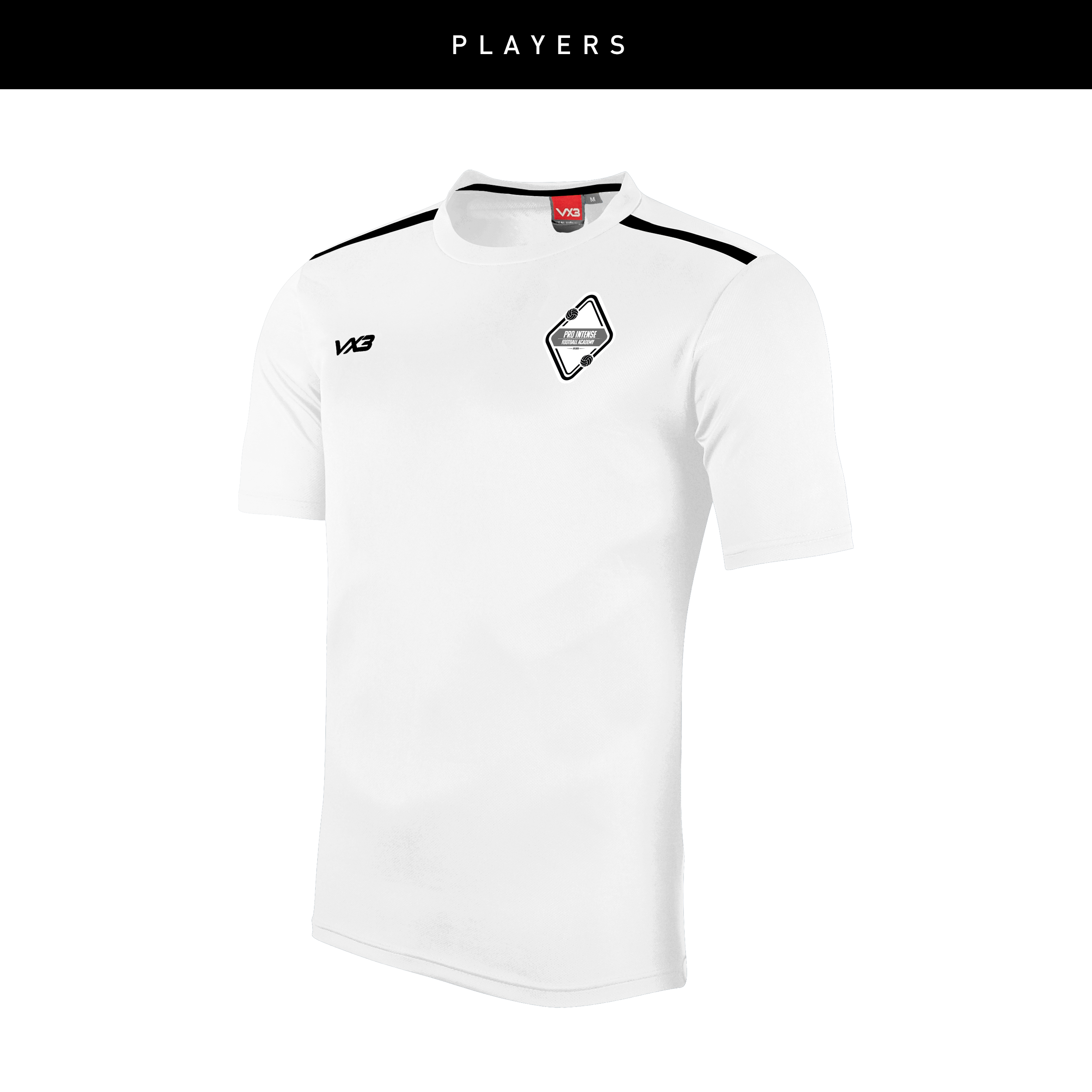 Pro Intense Football Academy Fortis Tee White
