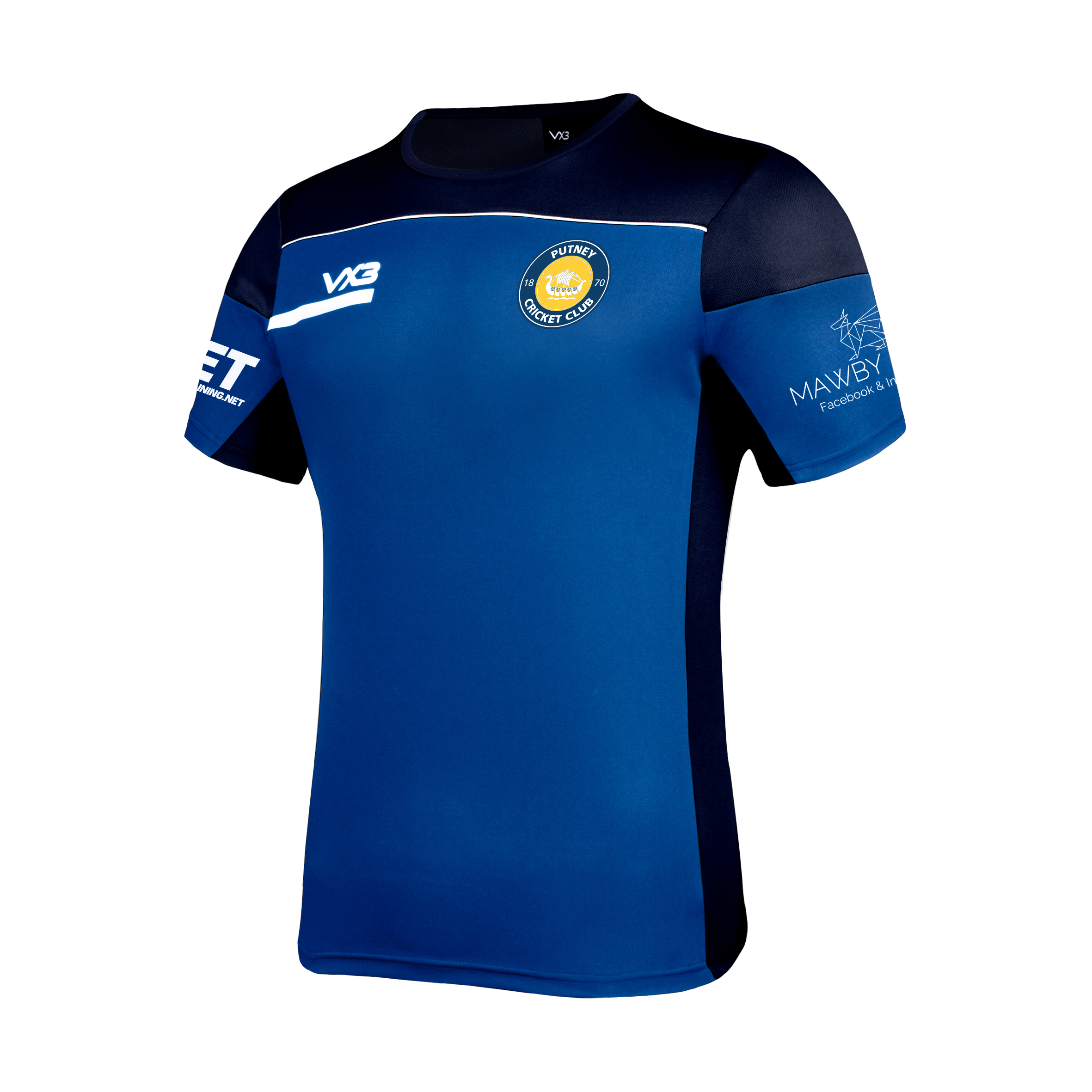 Ed Putney Putney Cricket Club Opus Tee - Royal Navy – VX3