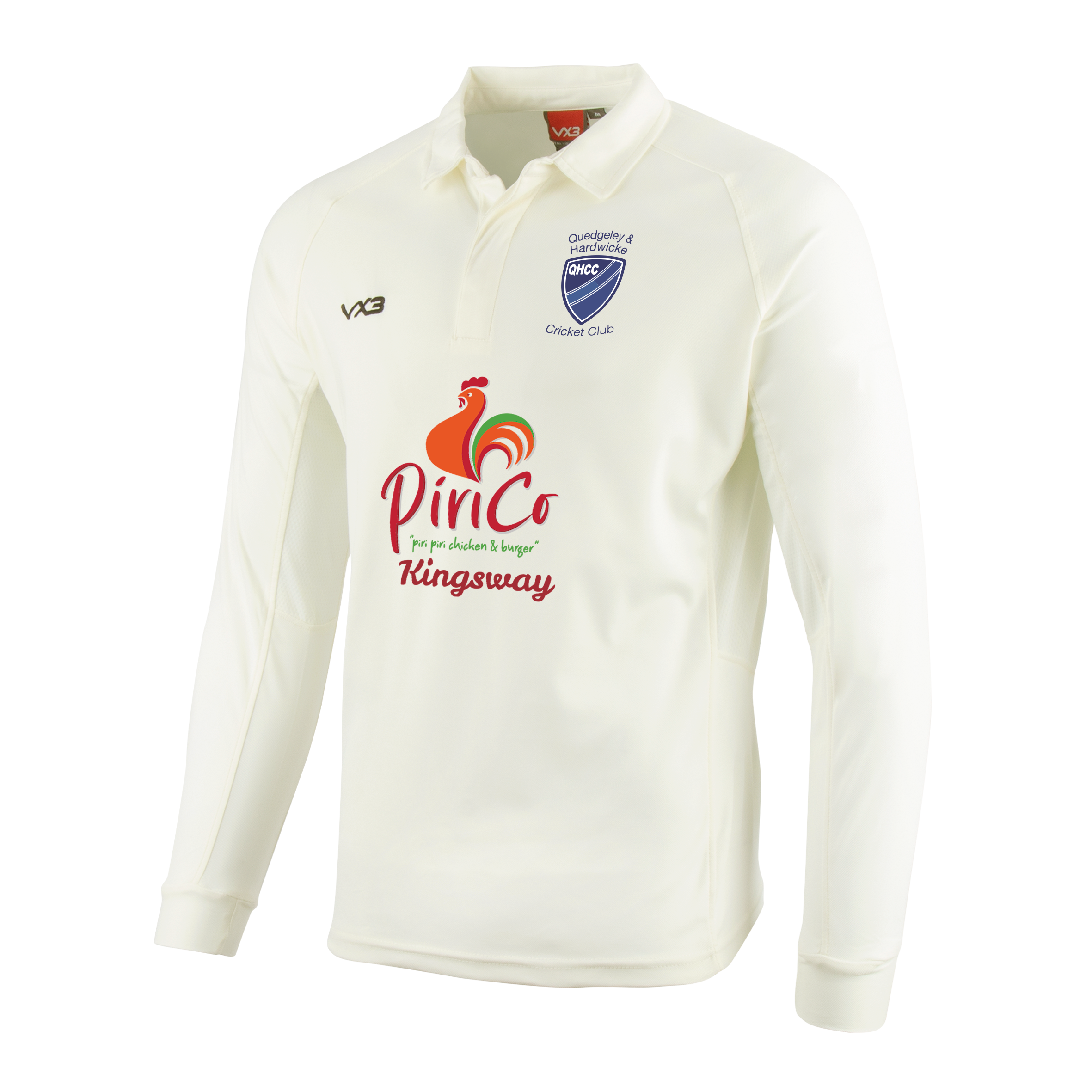 Quedgeley & Hardwicke Cricket Club Long Sleeve Shirt