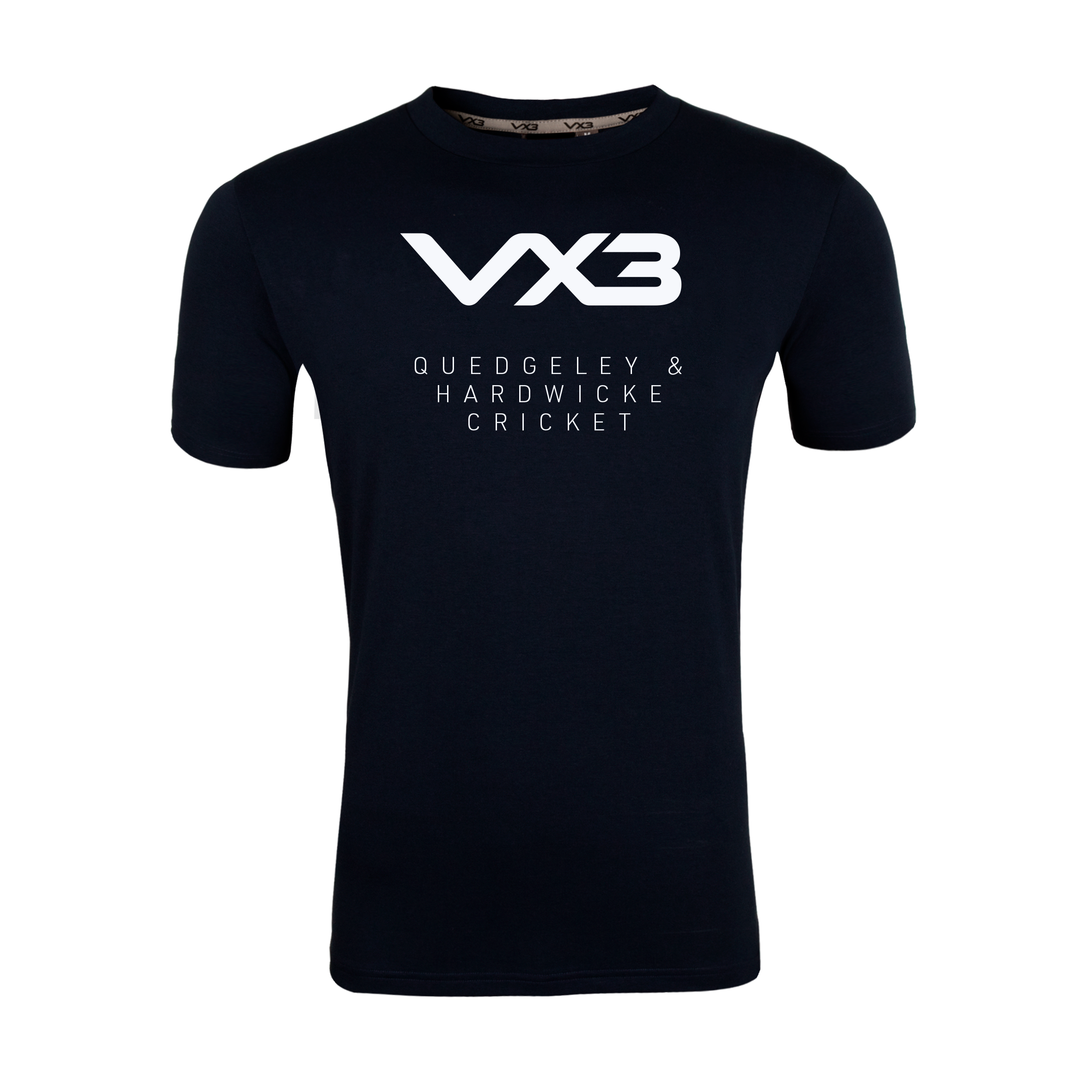Quedgeley & Hardwicke Cricket Club  Navy Youth Invicta Club Tee