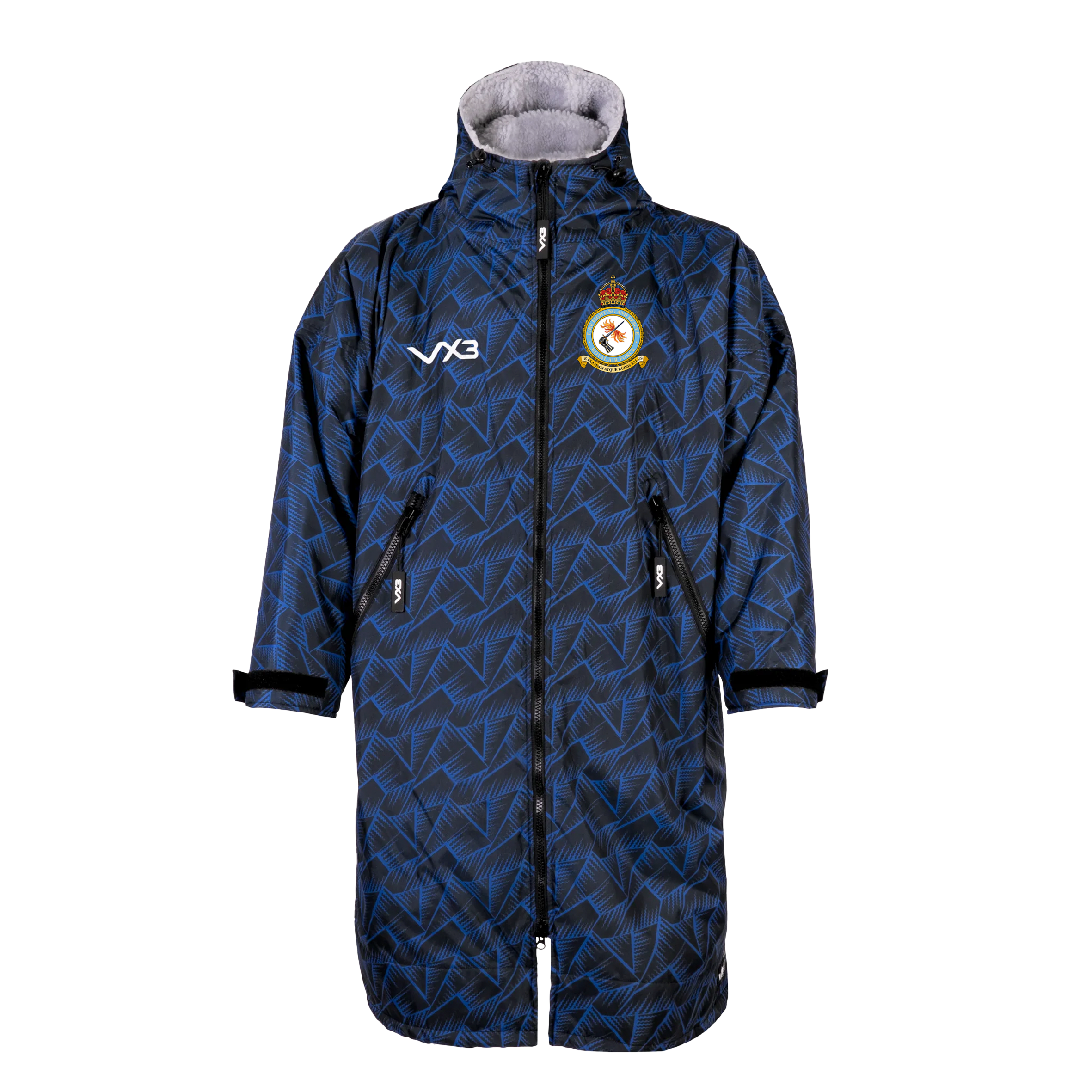 RAF Fire & Rescue Service Duro Elite Sports Robe Marine/Grey Kids