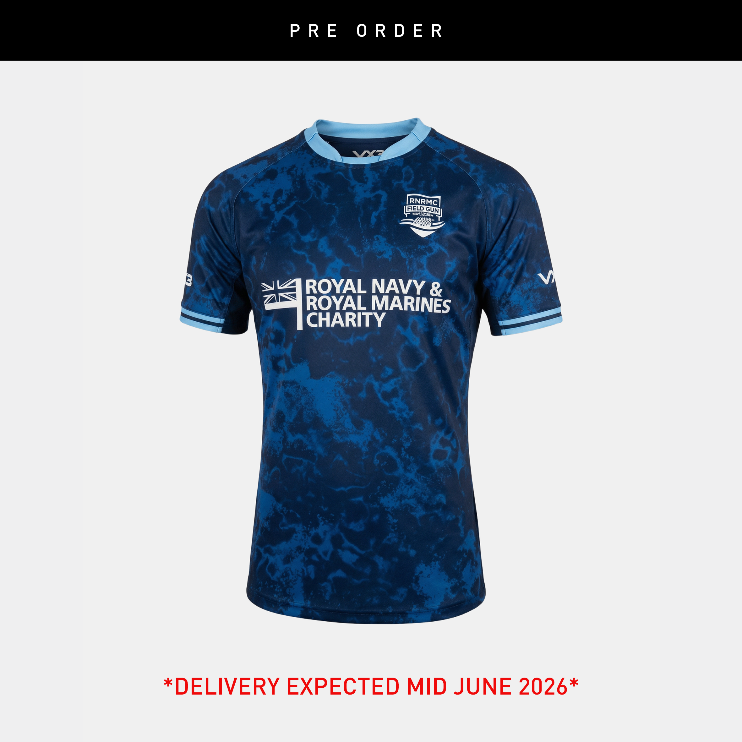 RNRMC Field Gun Competition Navy Camo SemiFIT Shirt