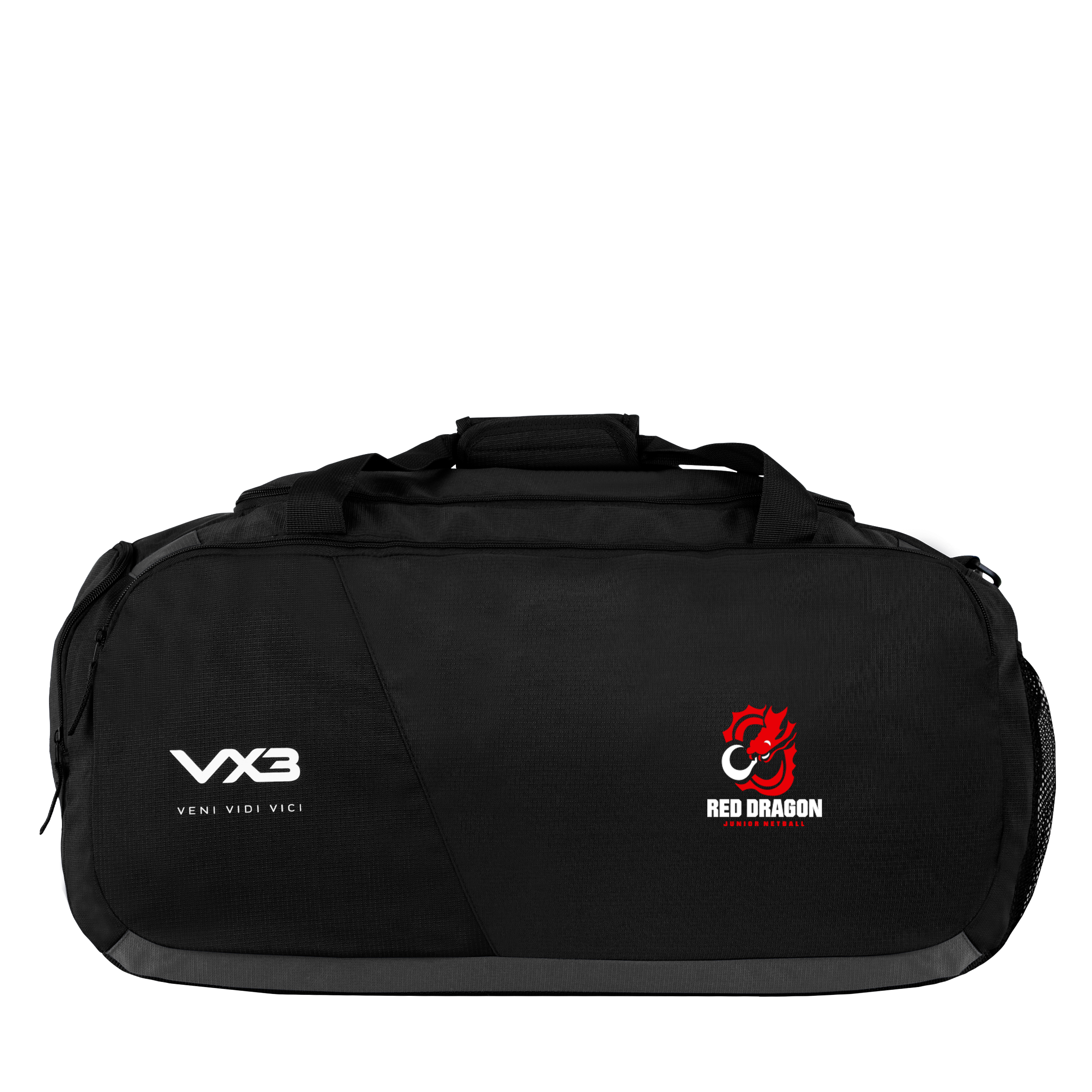 Red Dragon Junior Netball Performance Kit Bag Black/Dark