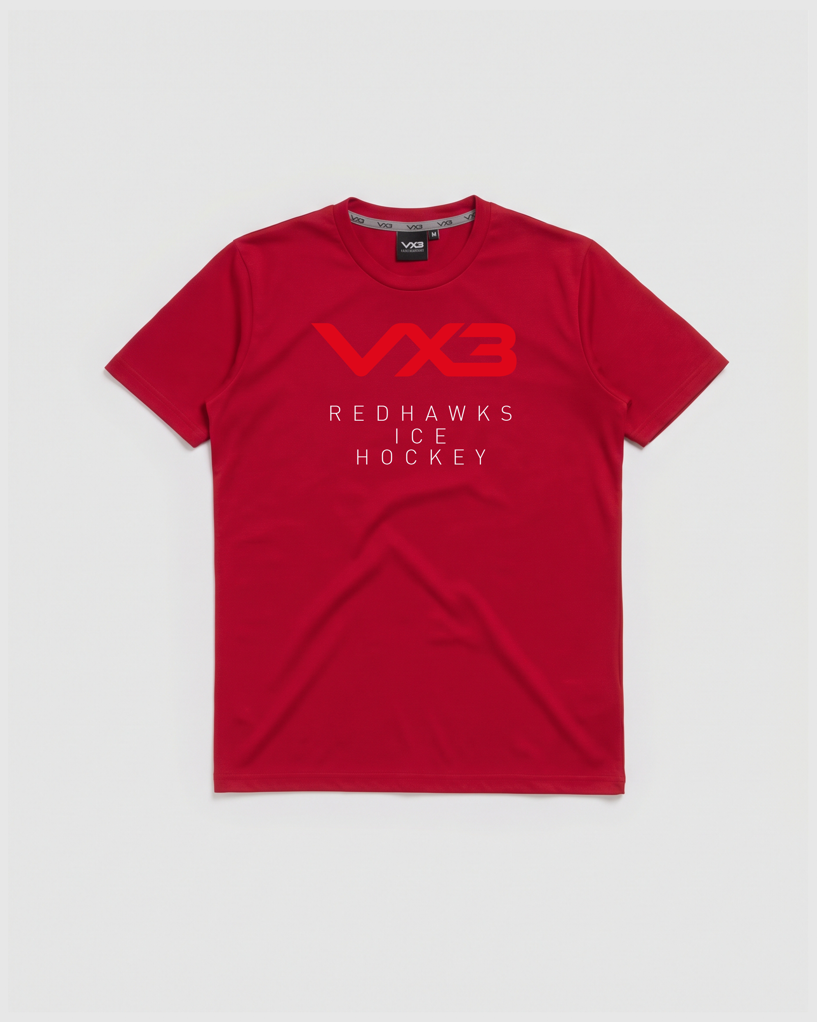 Red Hawks Ice Hockey Red Womens Invicta Club Tee